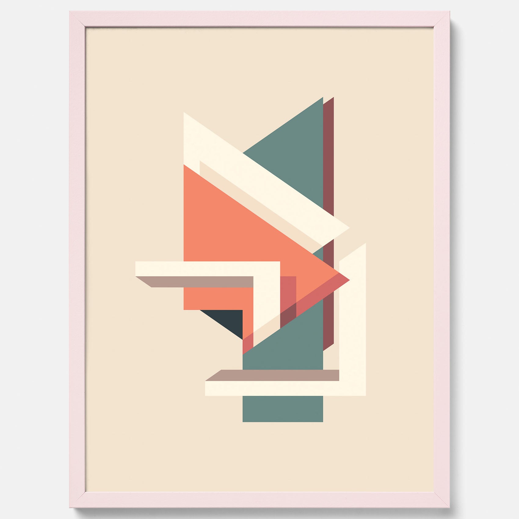 Abstract architecture No.3 poster – Abstrakt illustration