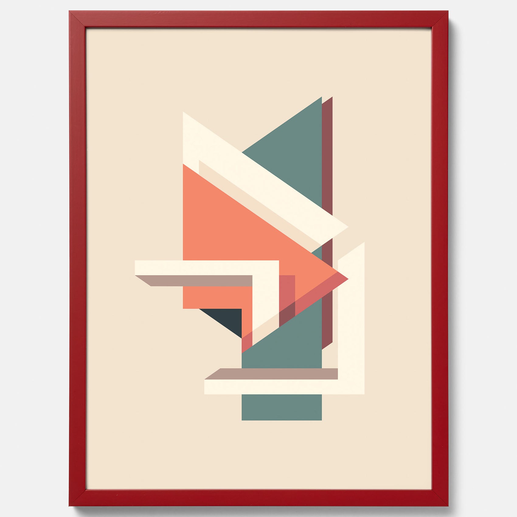Abstract architecture No.3 poster – Abstrakt illustration