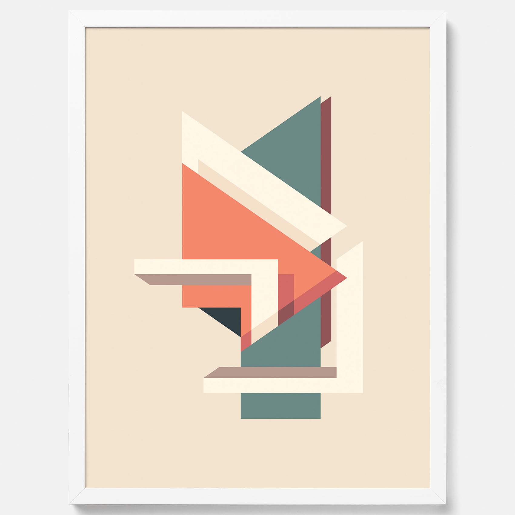 Abstract architecture No.3 poster – Abstrakt illustration
