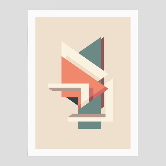 Abstract architecture No.3 poster – Abstrakt illustration