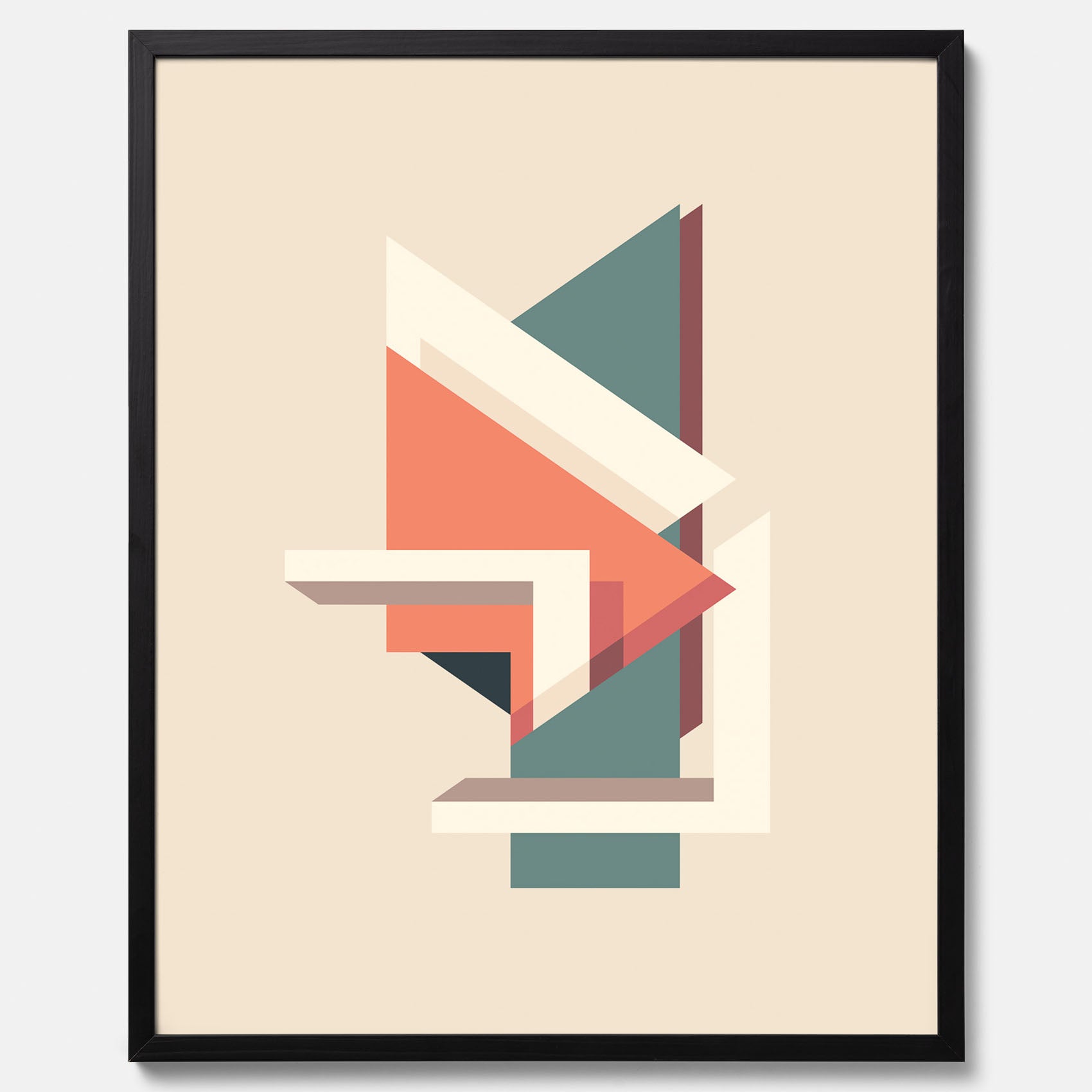 Abstract architecture No.3 poster – Abstrakt illustration