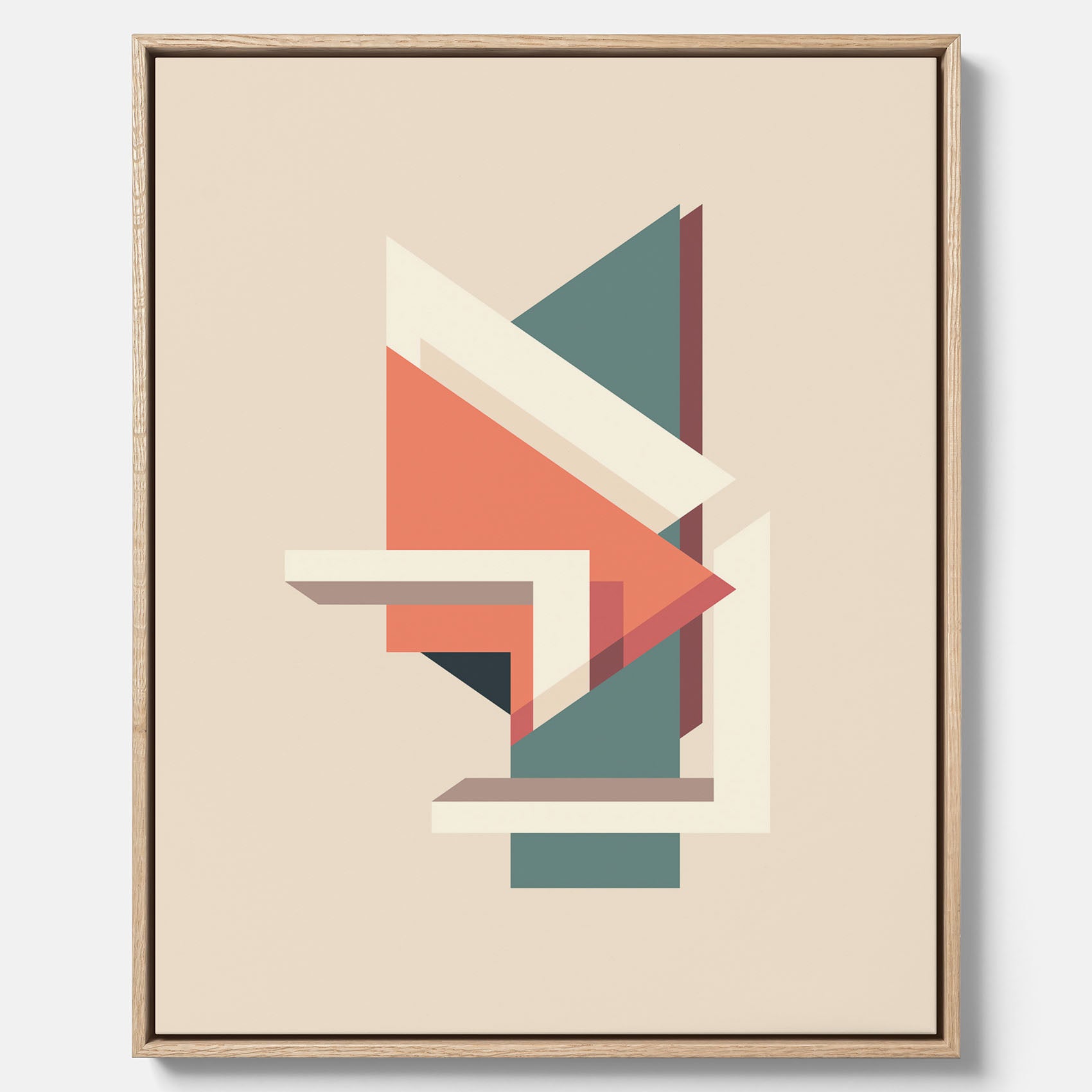Abstract architecture No.3 canvas – Abstrakt illustration