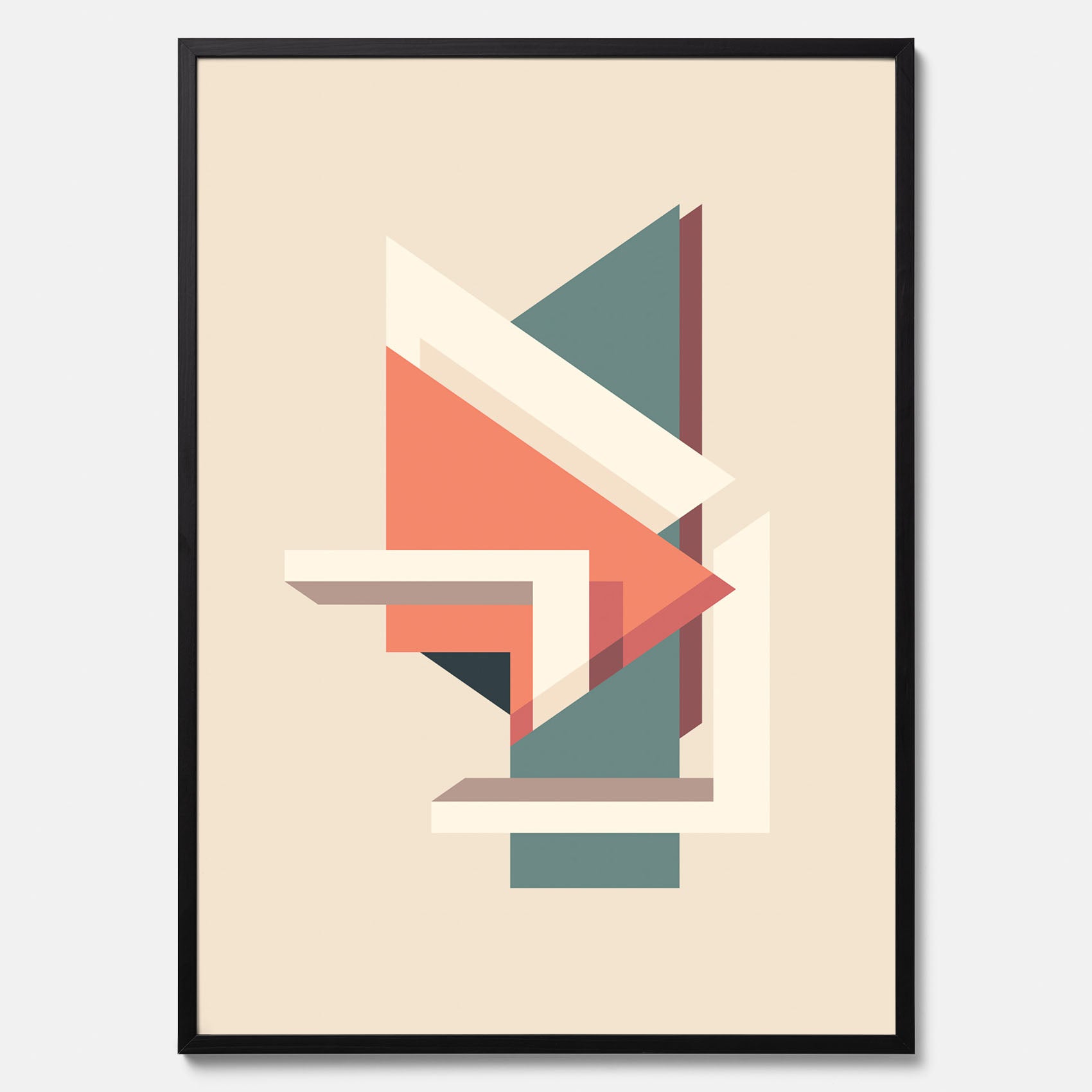 Abstract architecture No.3 poster – Abstrakt illustration