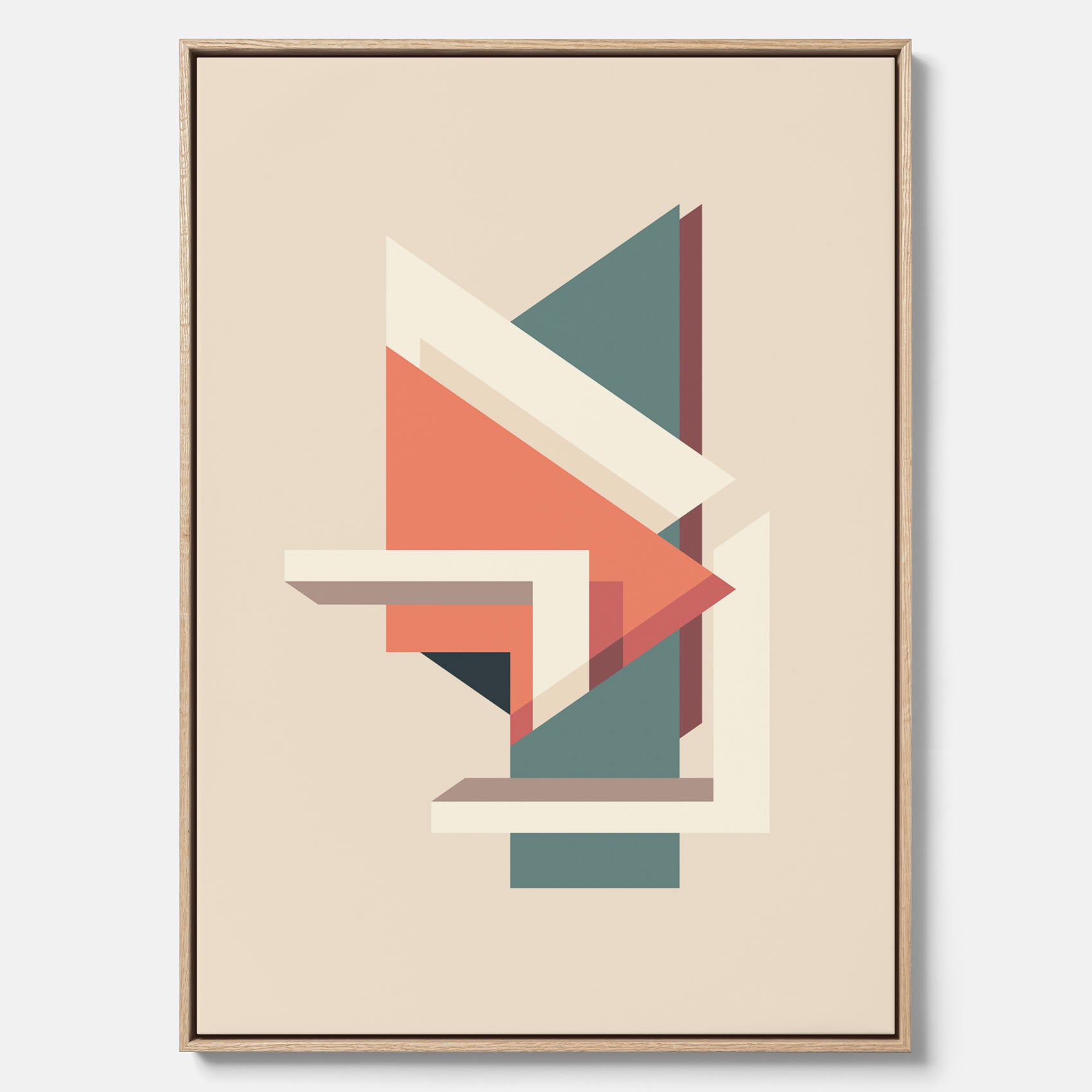 Abstract architecture No.3 canvas – Abstrakt illustration