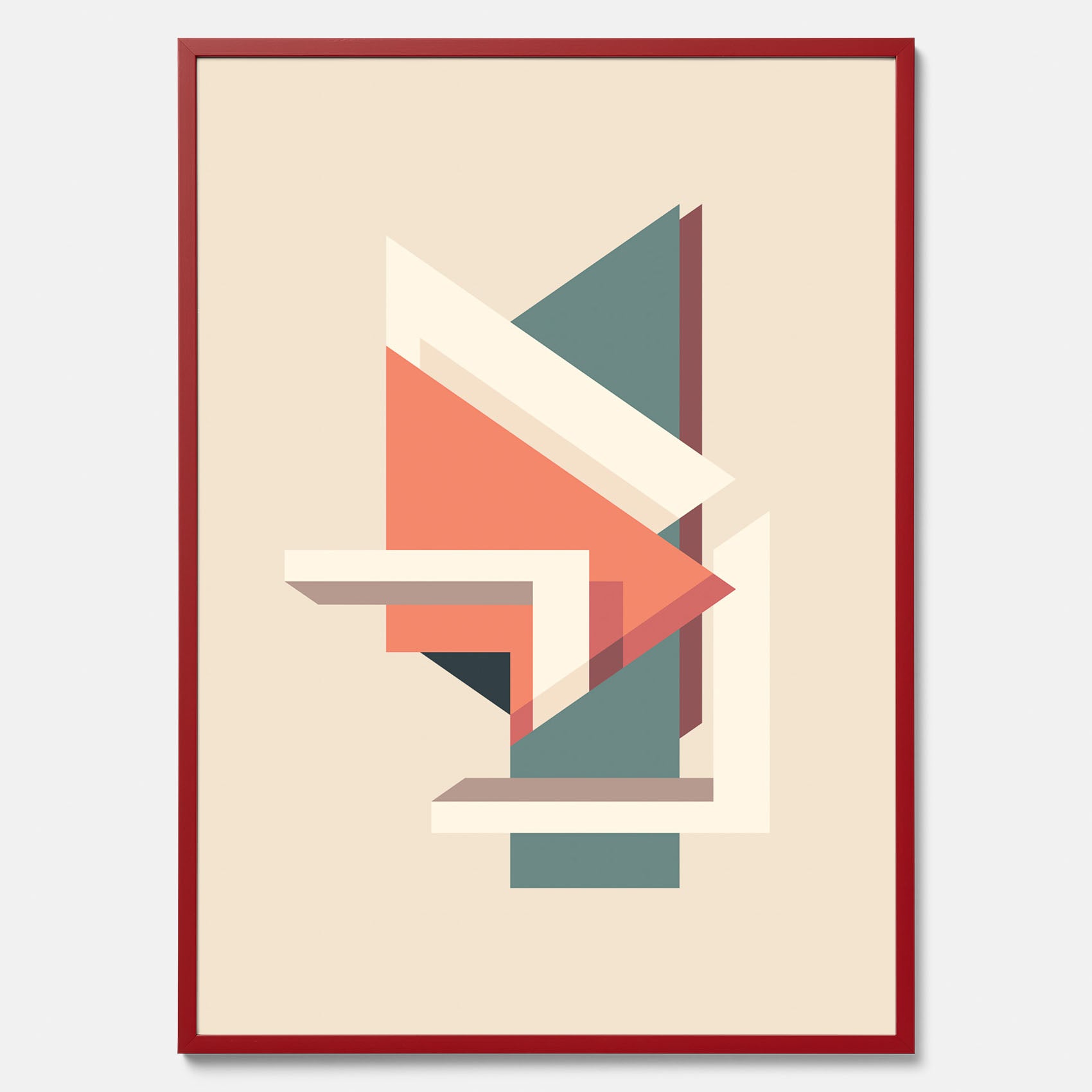 Abstract architecture No.3 poster – Abstrakt illustration