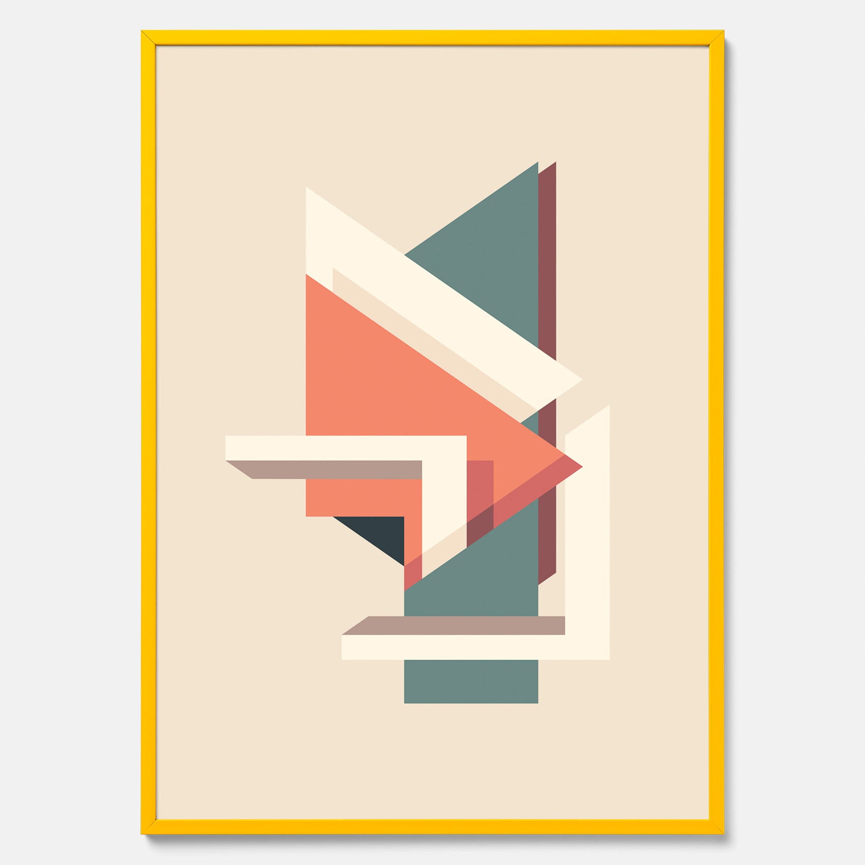 Abstract architecture No.3 poster – Abstrakt illustration