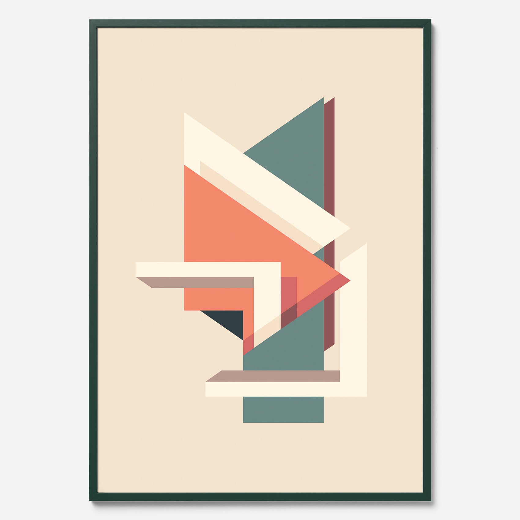 Abstract architecture No.3 poster – Abstrakt illustration