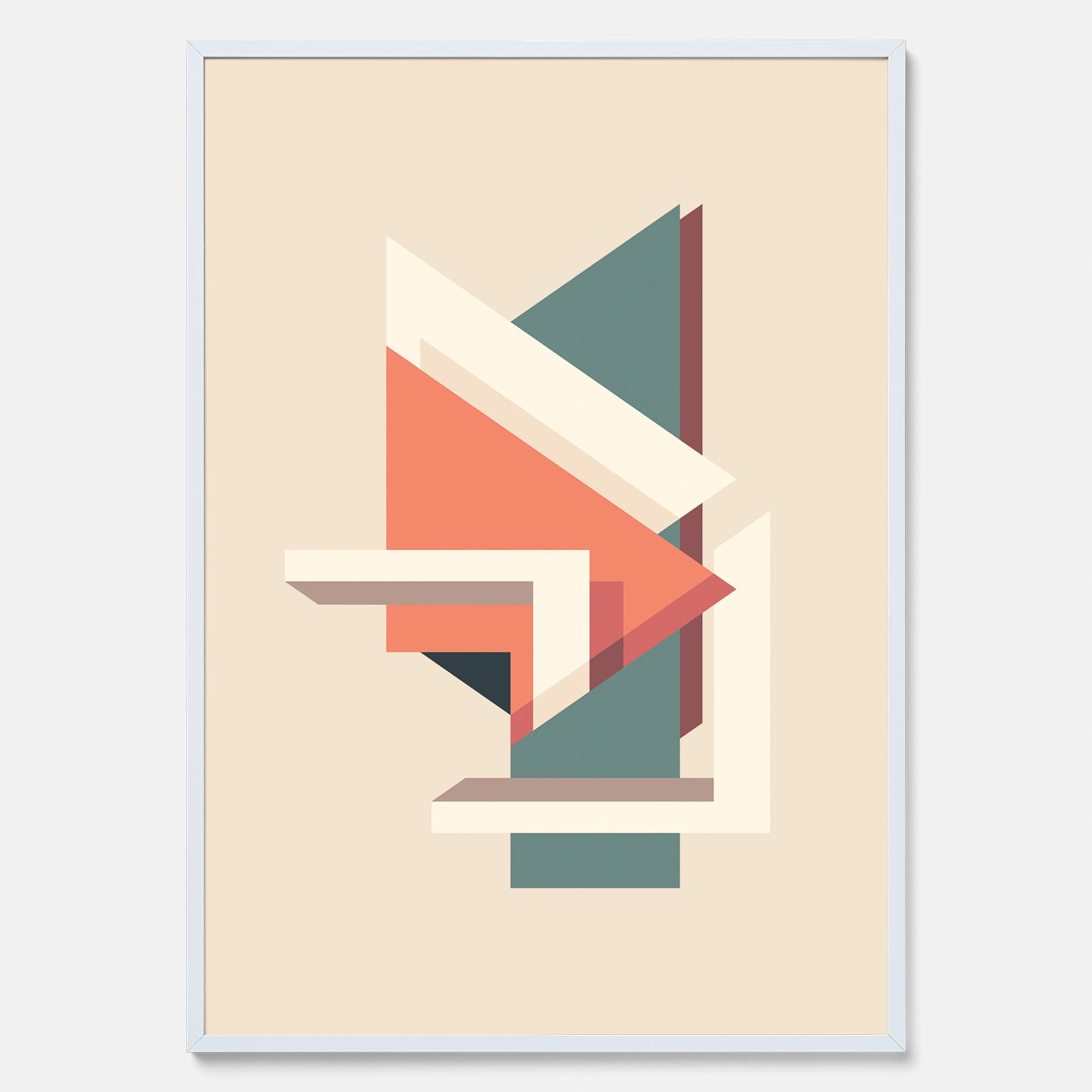 Abstract architecture No.3 poster – Abstrakt illustration