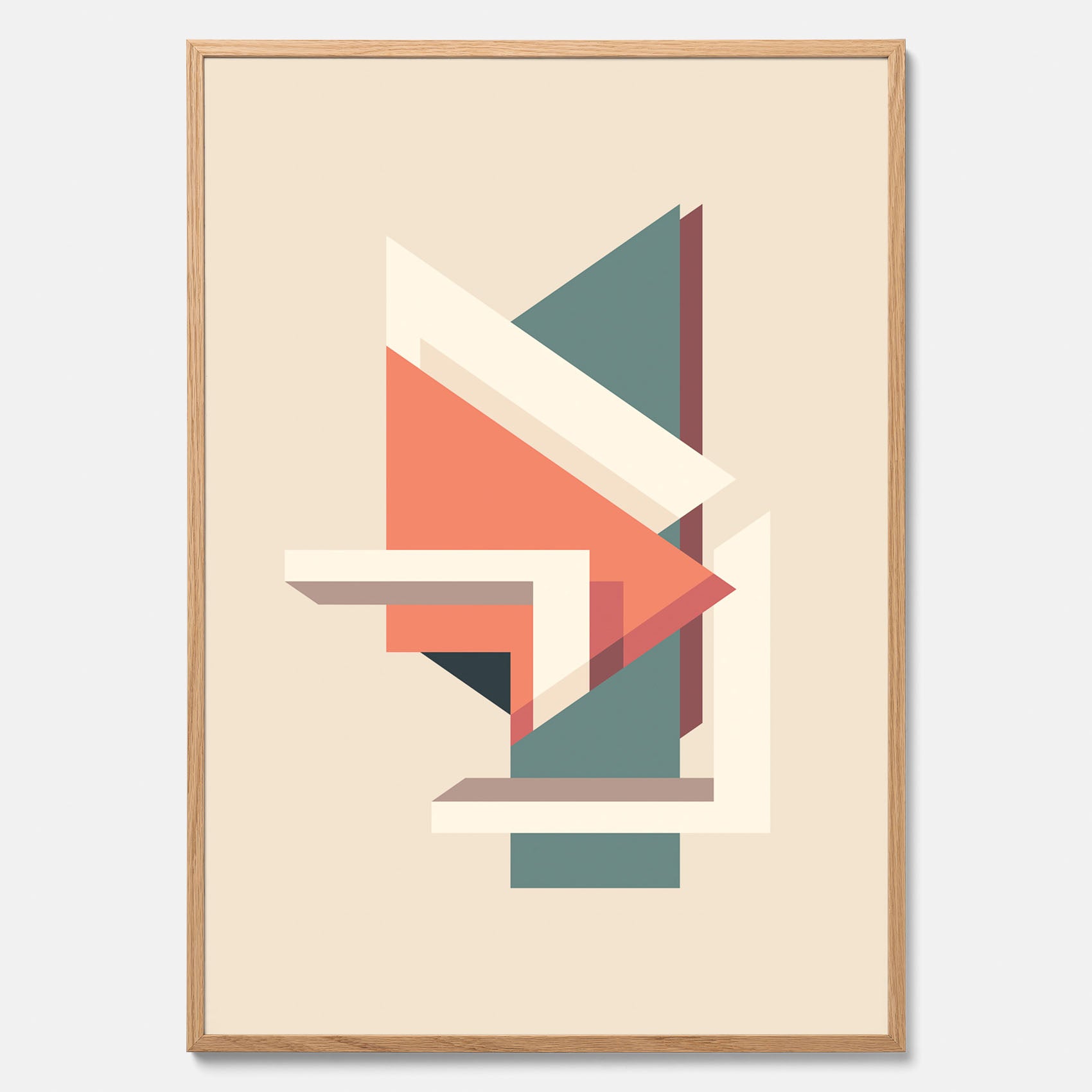 Abstract architecture No.3 poster – Abstrakt illustration