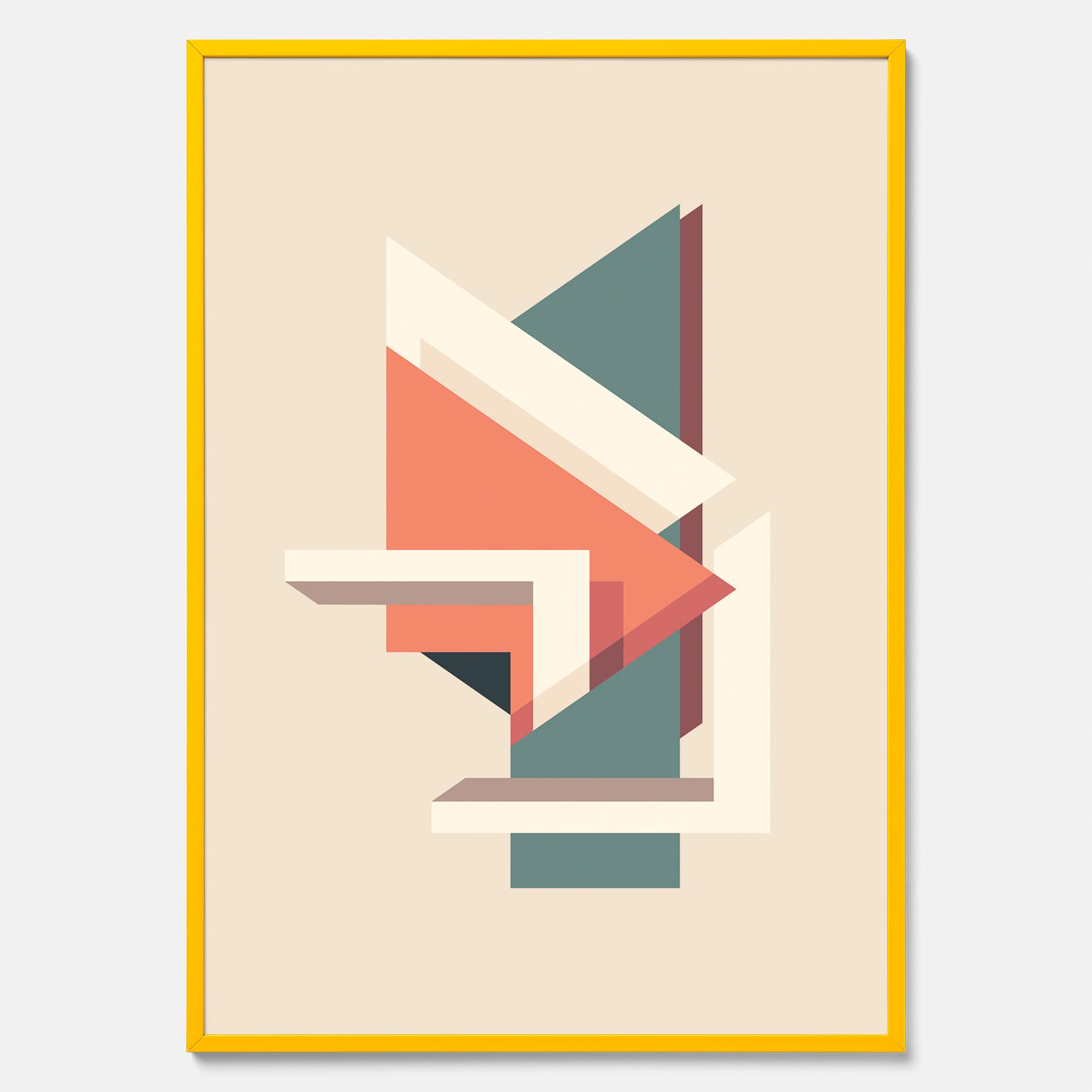 Abstract architecture No.3 poster – Abstrakt illustration