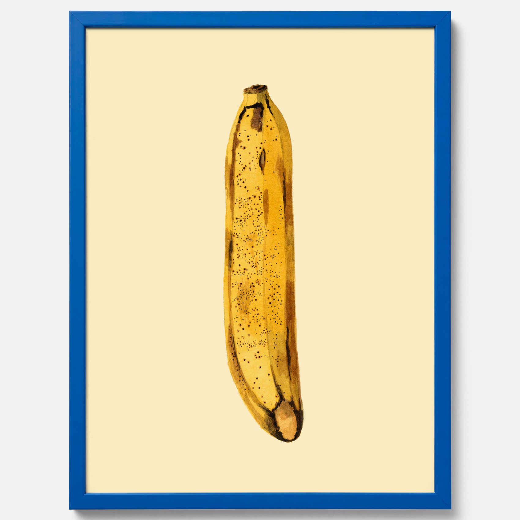 Kökstavla med en Banan Affisch – Poster med fruktmotiv, Plansch till köket, köksposter, tavla till kök