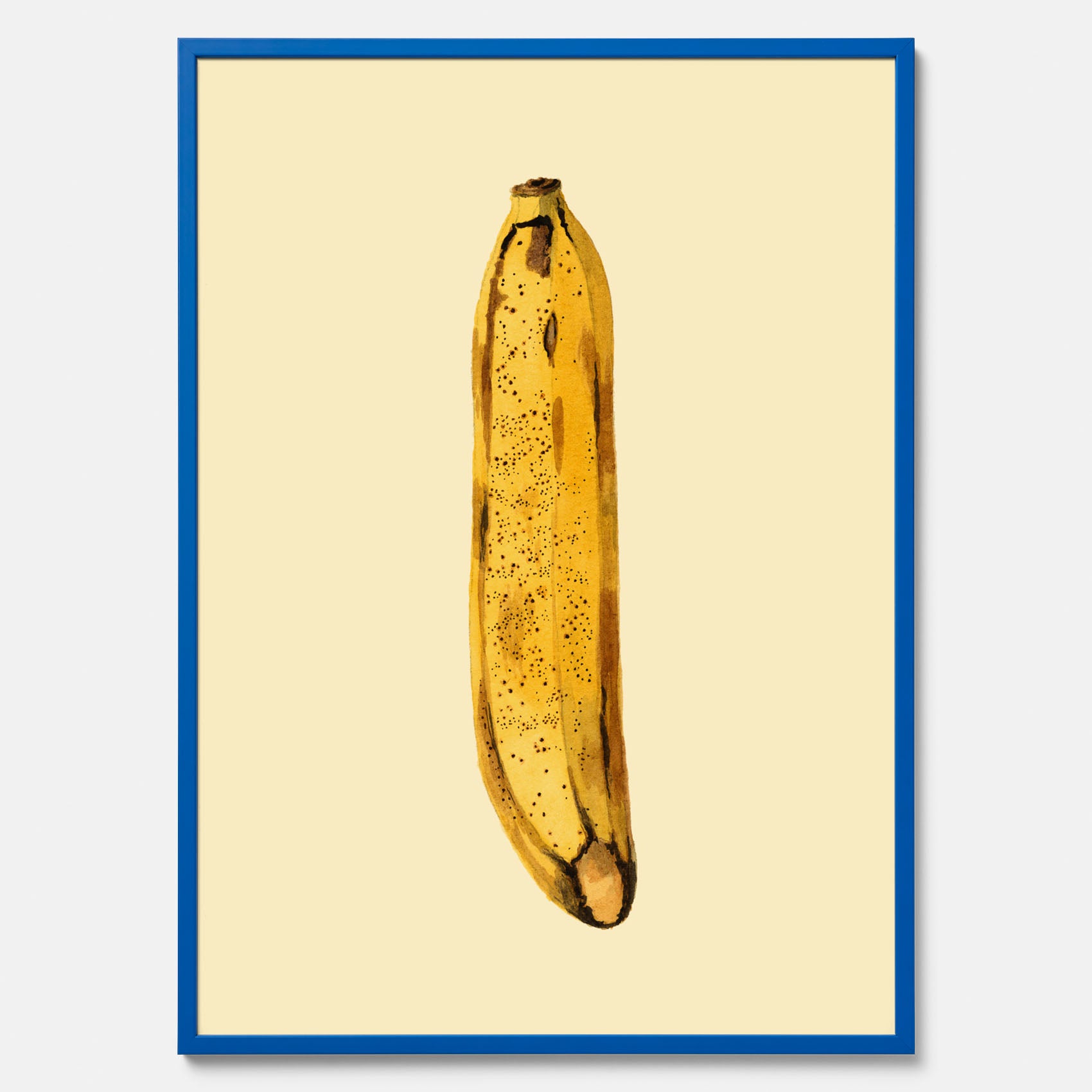 Kökstavla med en Banan Affisch – Poster med fruktmotiv, Plansch till köket, köksposter, tavla till kök