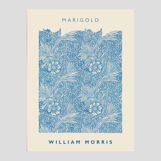 William Morris poster med motivet Marigold. Affisch med William Morris-motiv.