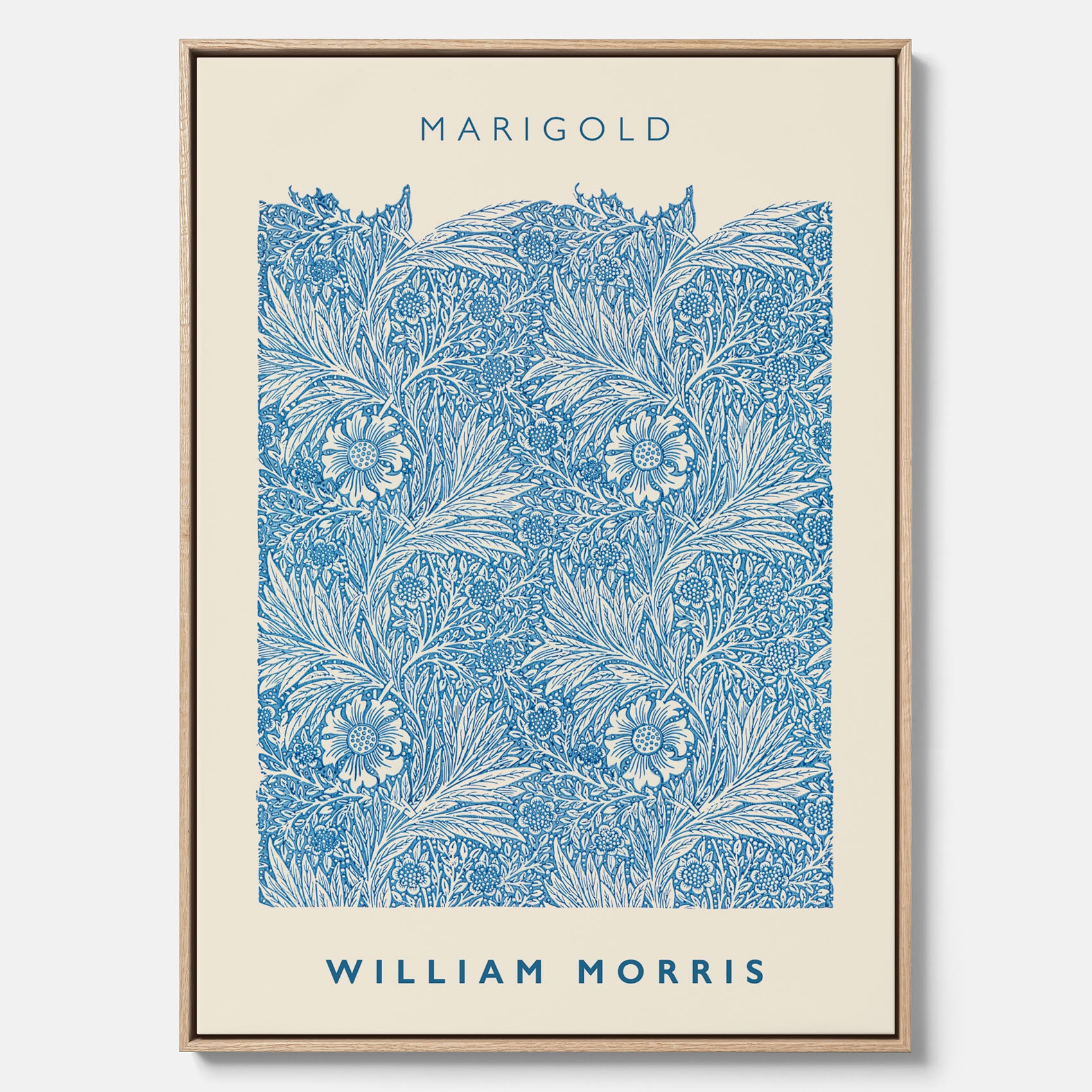 William Morris canvas med motivet Marigold. Affisch med William Morris-motiv.