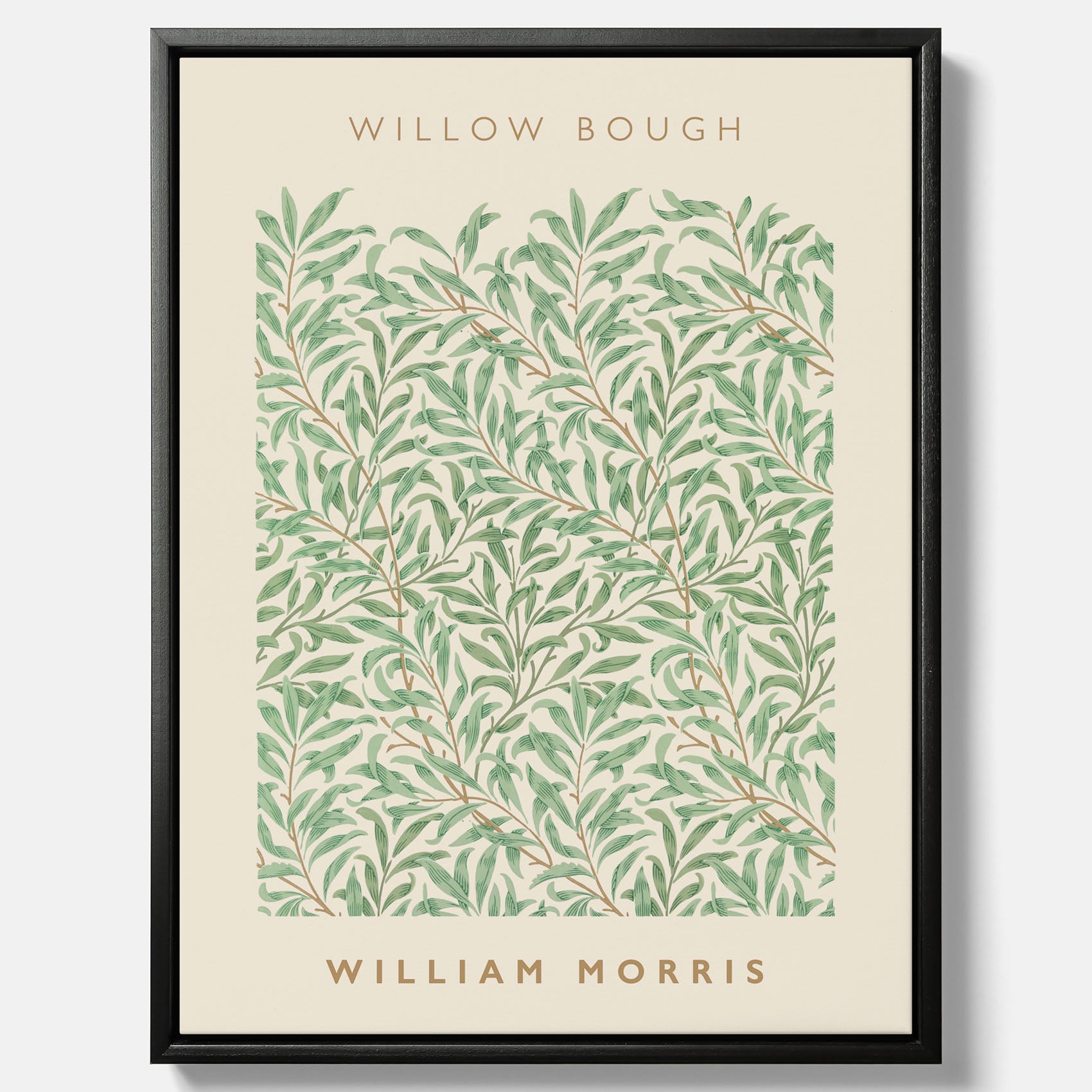 William Morris canvas med motivet Willow Bough. Affisch med William Morris-motiv.