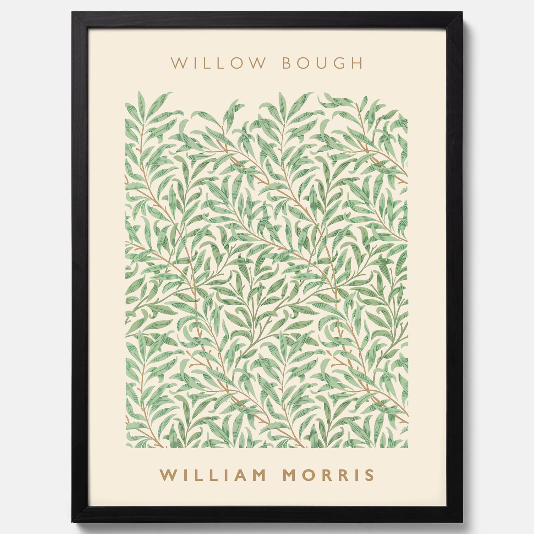 William Morris poster med motivet Willow Bough. Affisch med William Morris-motiv.