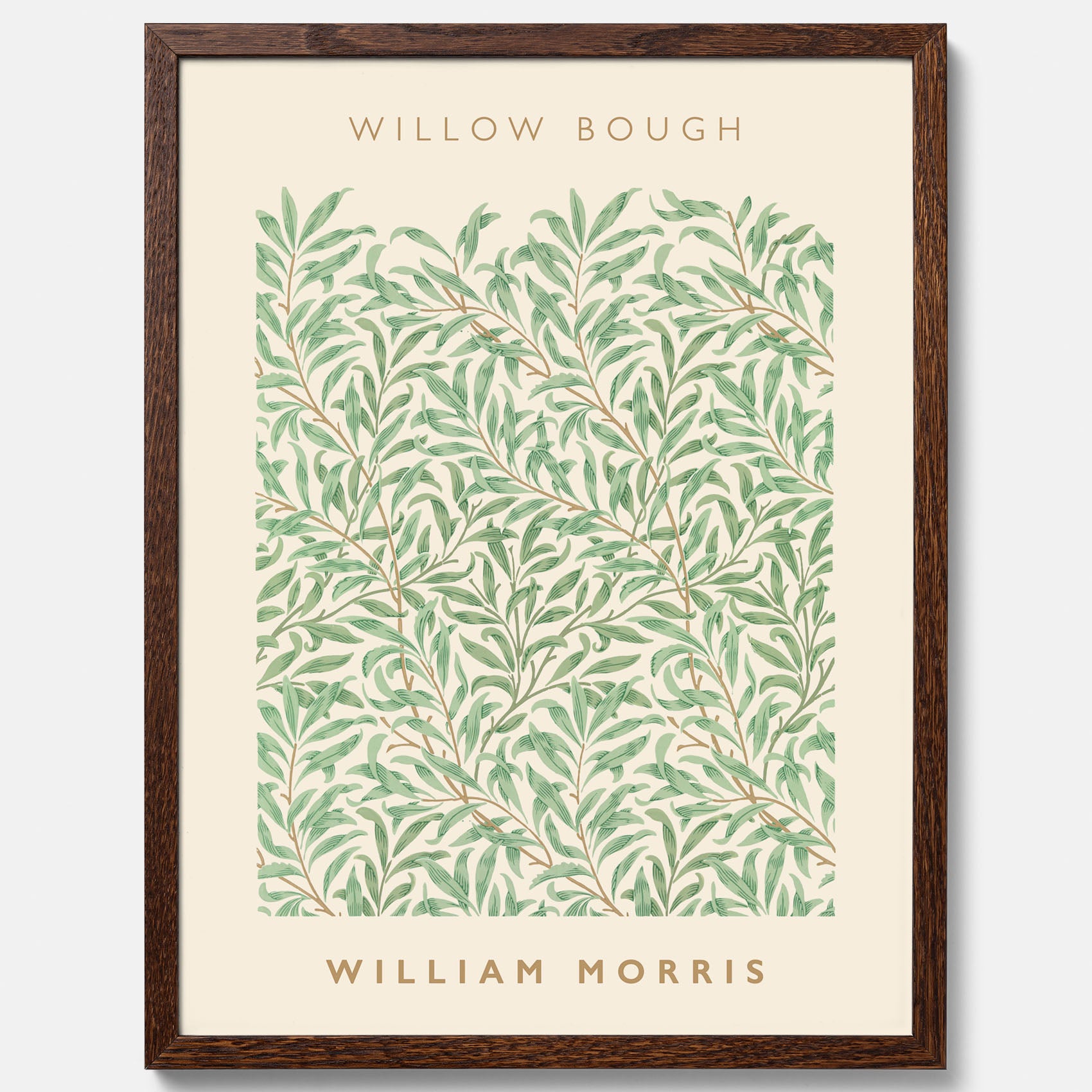 William Morris poster med motivet Willow Bough. Affisch med William Morris-motiv.
