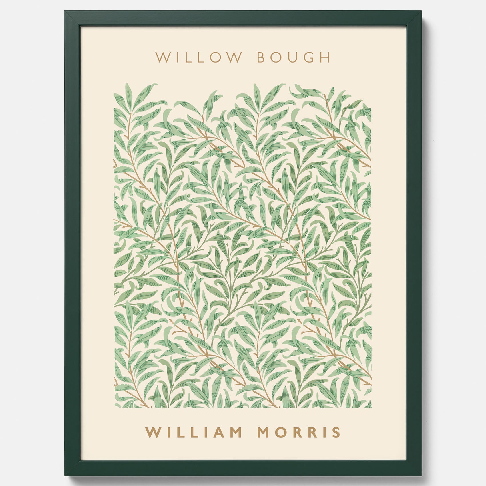 William Morris poster med motivet Willow Bough. Affisch med William Morris-motiv.