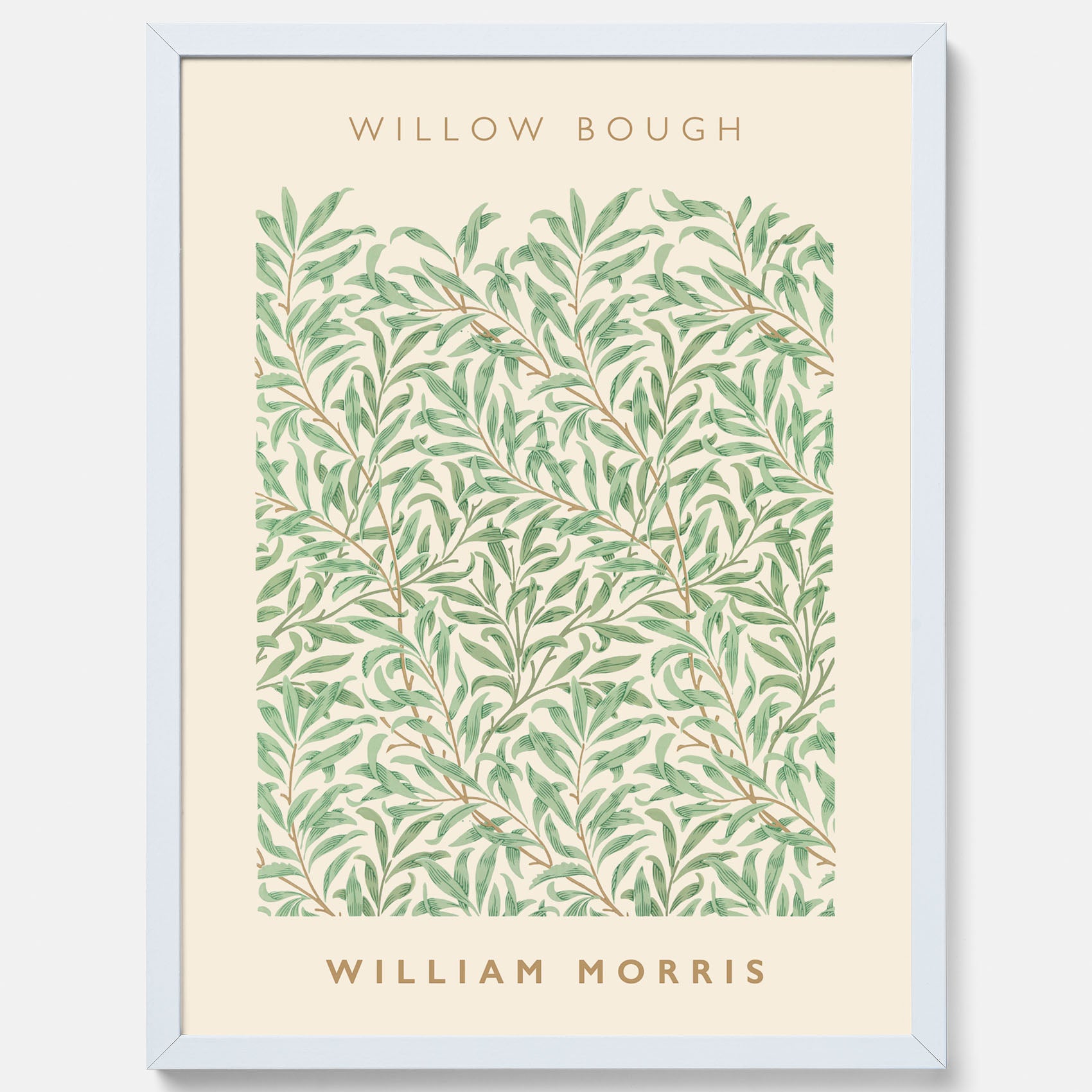 William Morris poster med motivet Willow Bough. Affisch med William Morris-motiv.