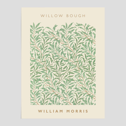 William Morris poster med motivet Willow Bough. Affisch med William Morris-motiv.