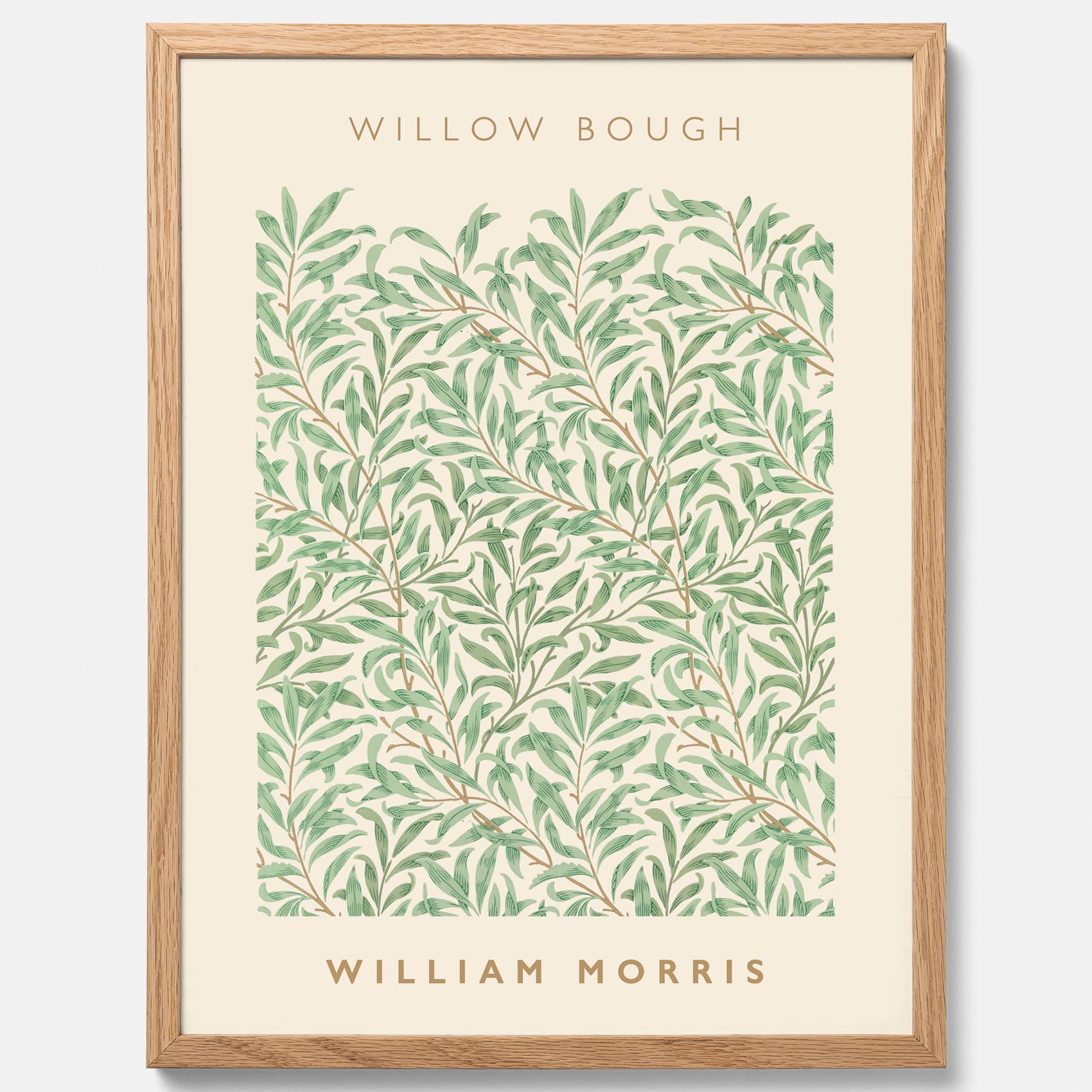 William Morris poster med motivet Willow Bough. Affisch med William Morris-motiv.