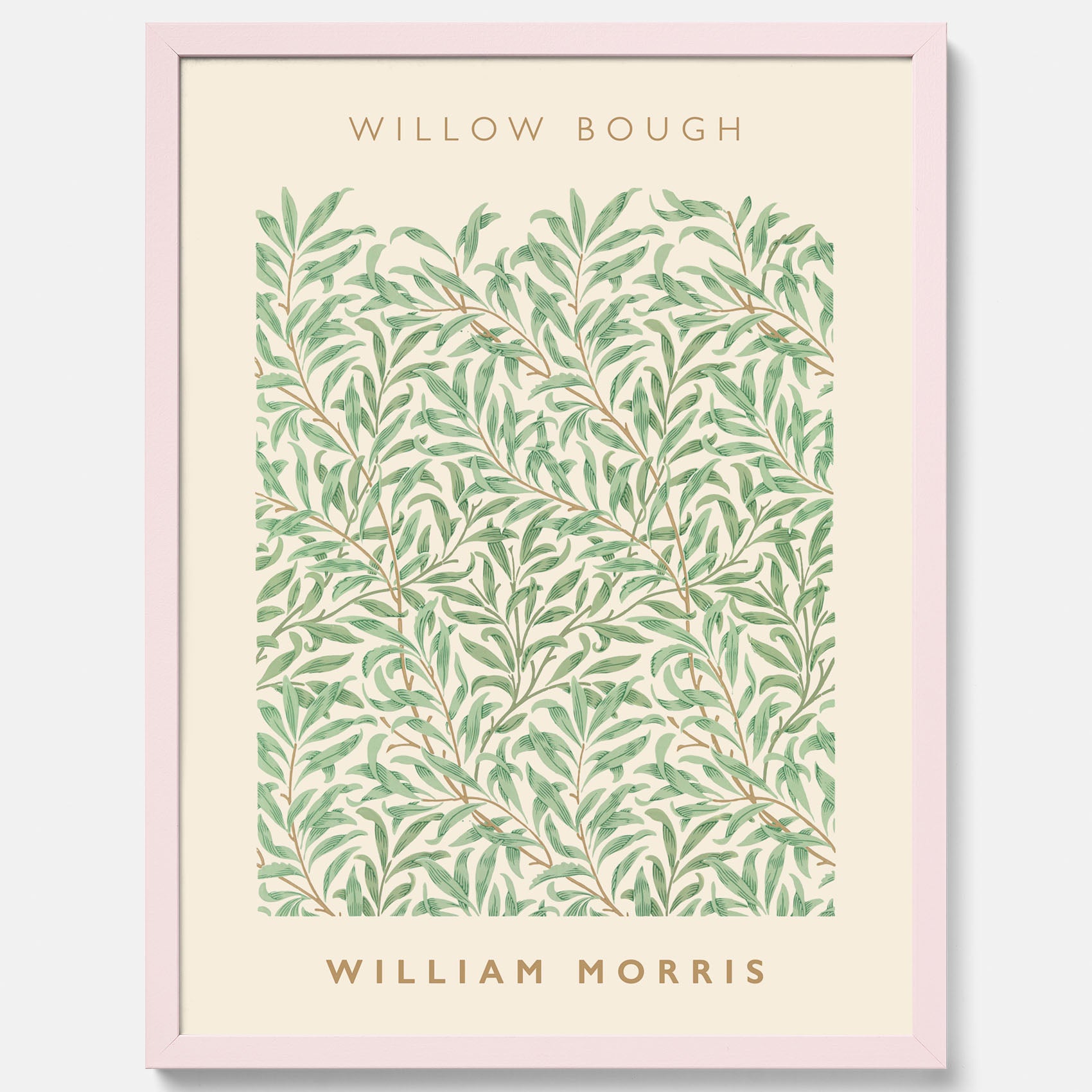 William Morris poster med motivet Willow Bough. Affisch med William Morris-motiv.