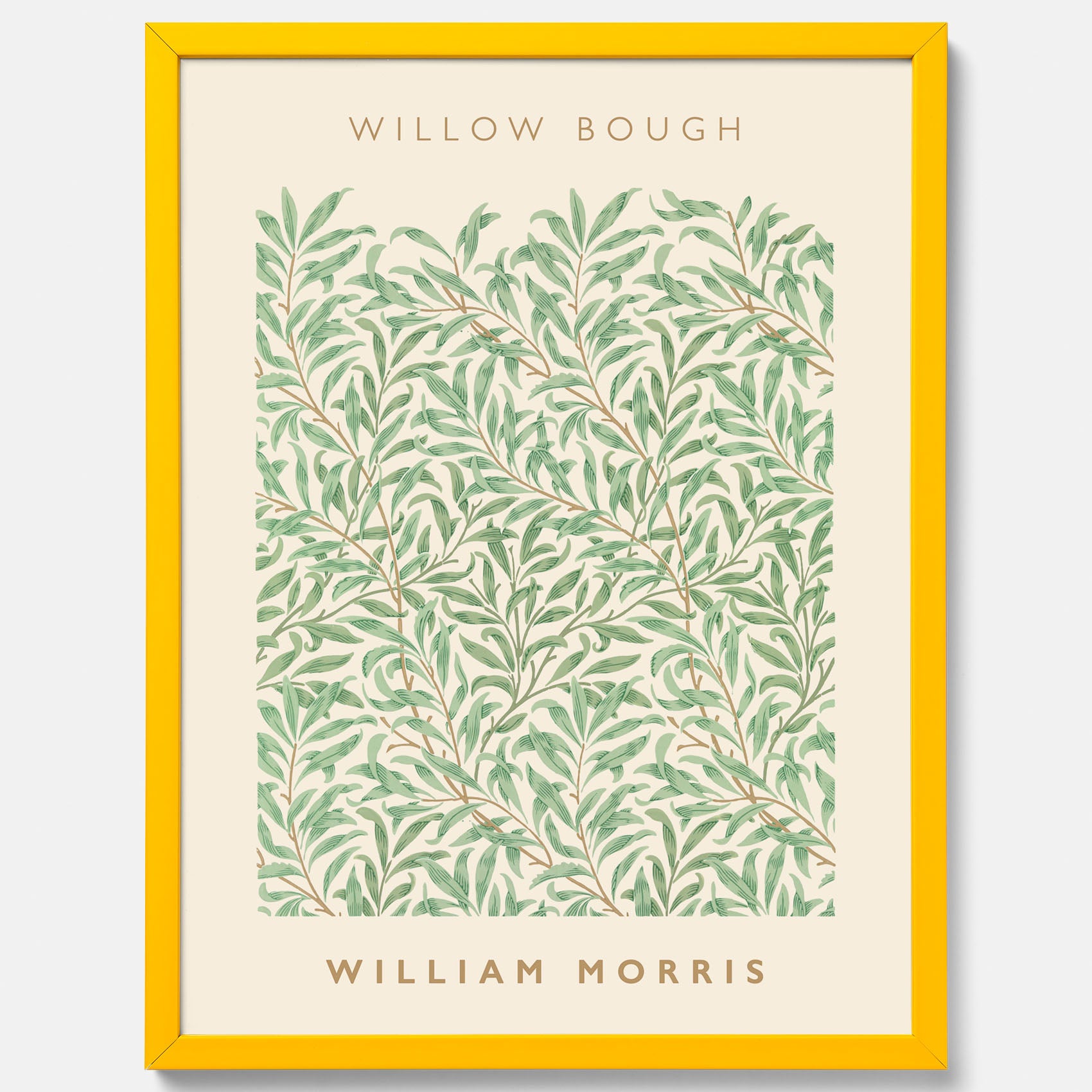 William Morris poster med motivet Willow Bough. Affisch med William Morris-motiv.