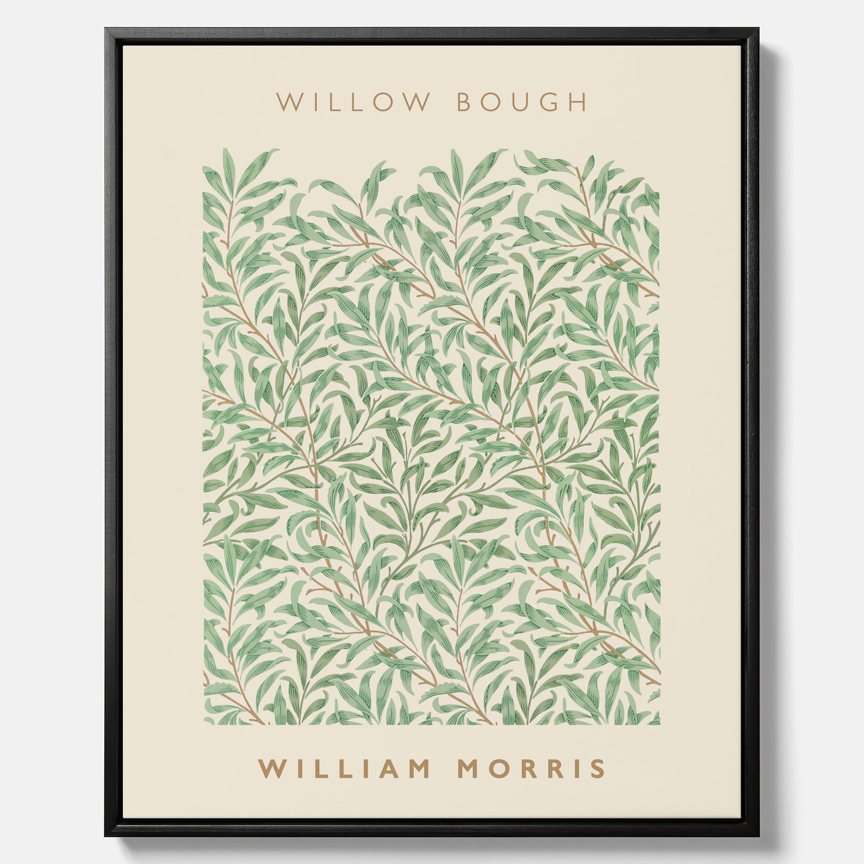 William Morris canvas med motivet Willow Bough. Affisch med William Morris-motiv.