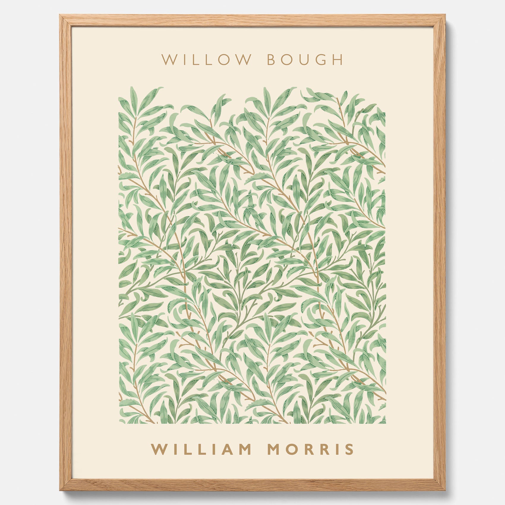 William Morris poster med motivet Willow Bough. Affisch med William Morris-motiv.