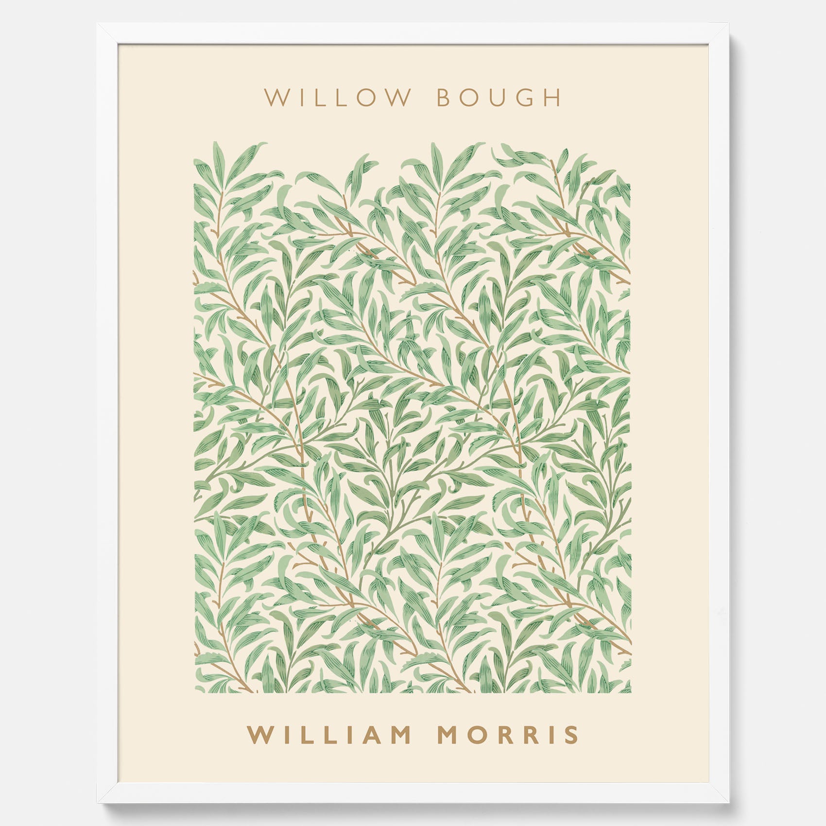 William Morris poster med motivet Willow Bough. Affisch med William Morris-motiv.