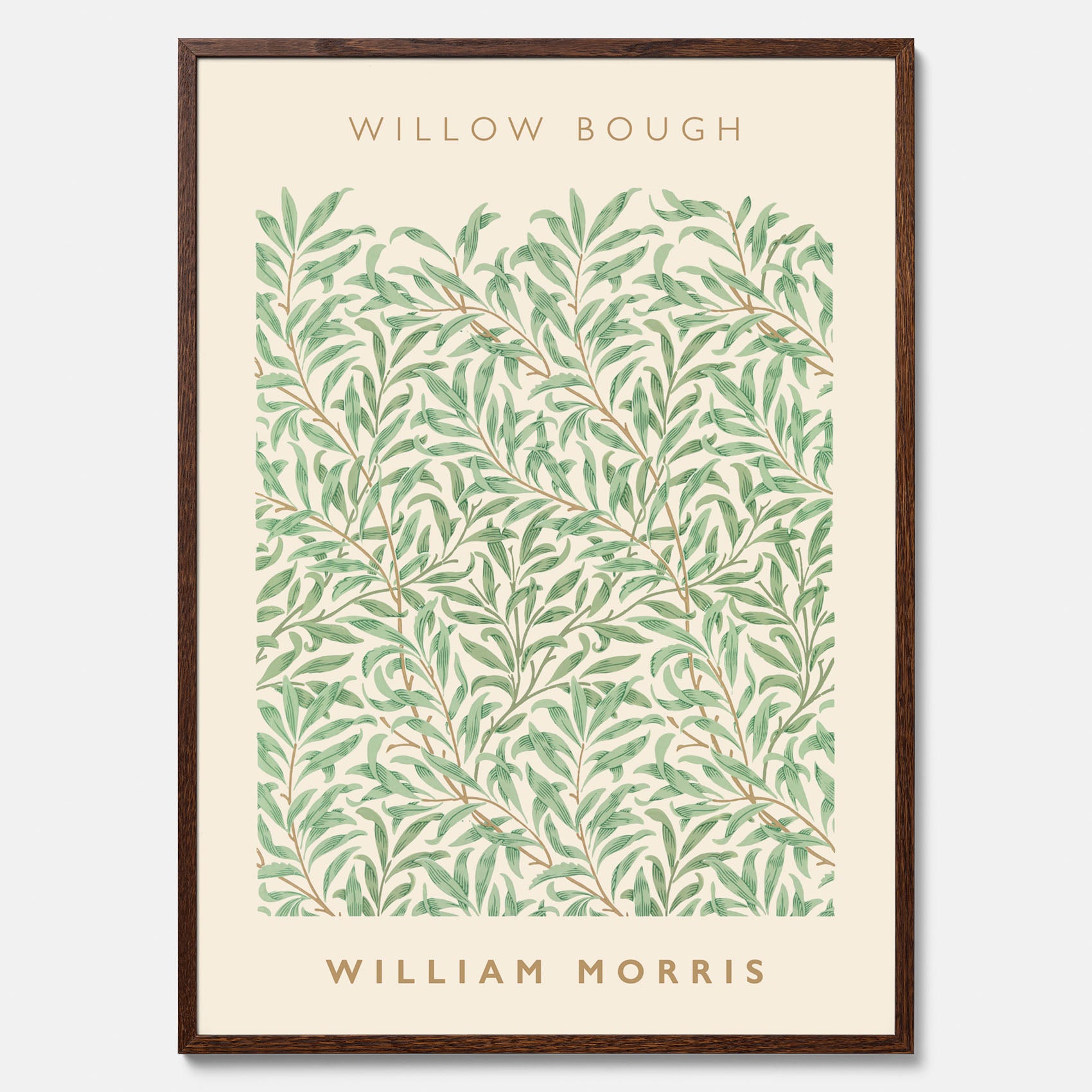 William Morris poster med motivet Willow Bough. Affisch med William Morris-motiv.