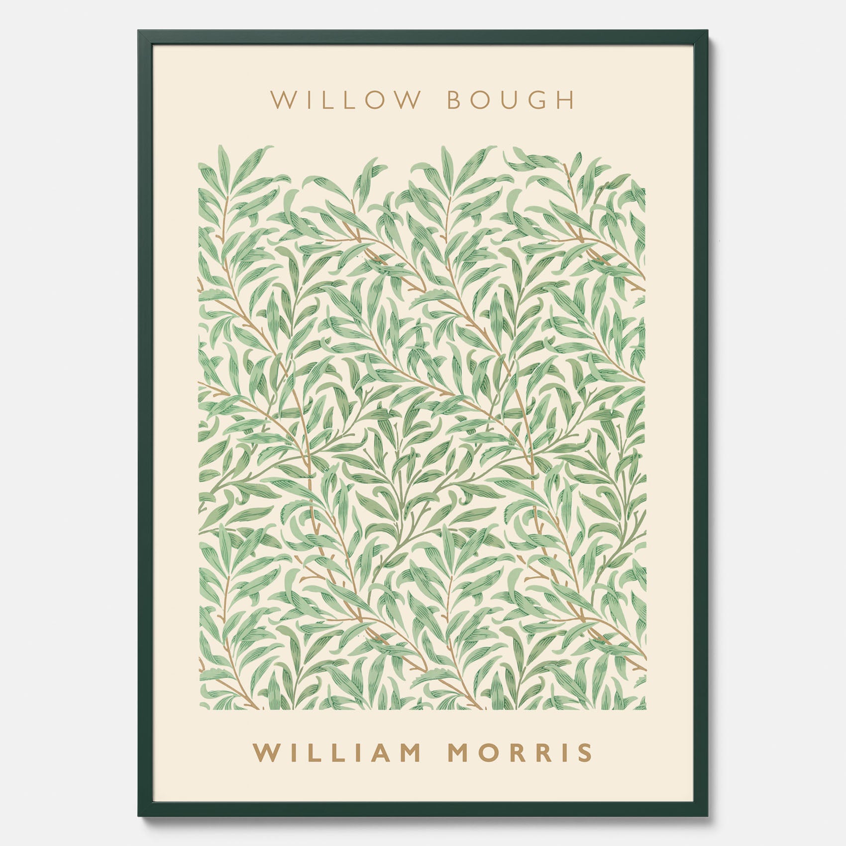 William Morris poster med motivet Willow Bough. Affisch med William Morris-motiv.