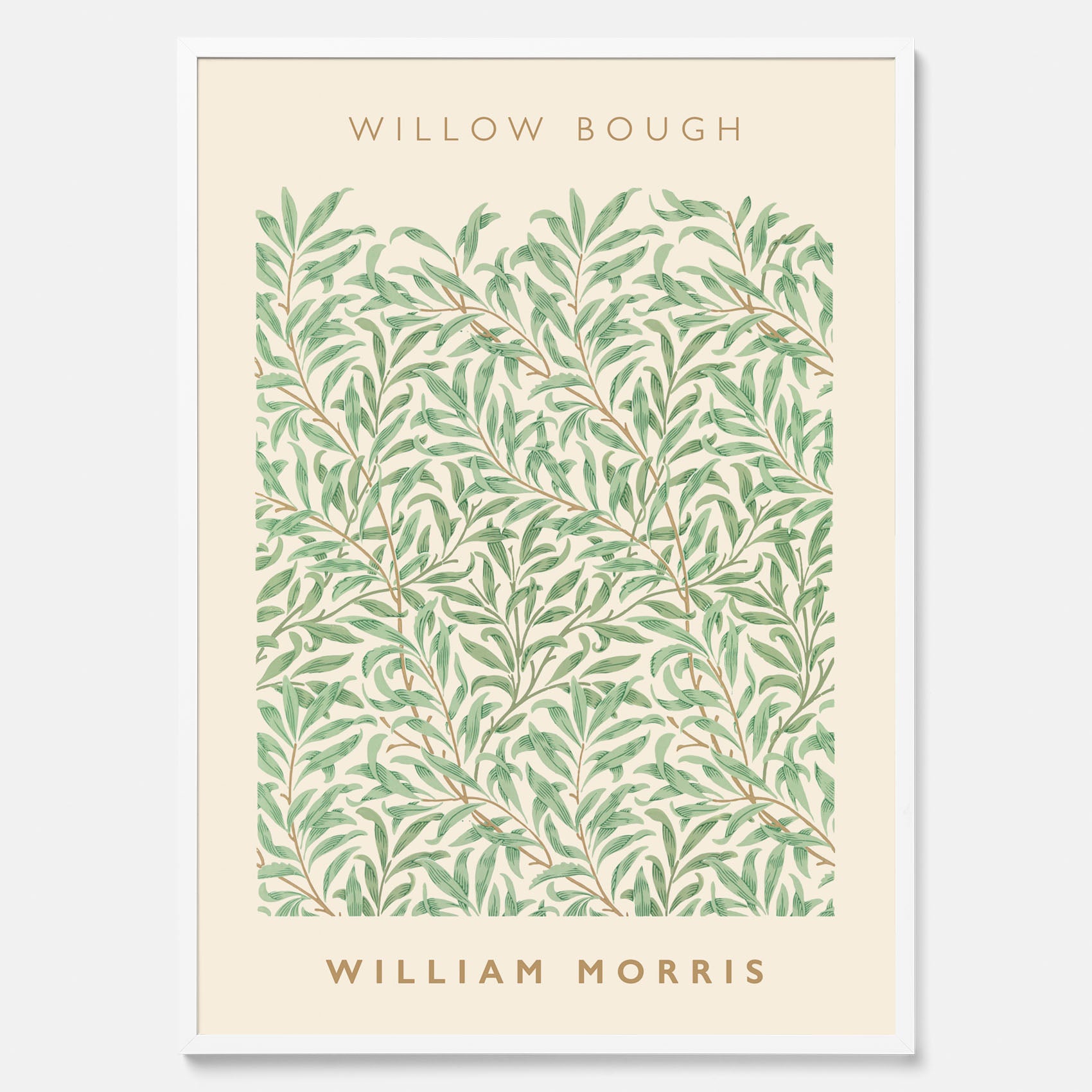 William Morris poster med motivet Willow Bough. Affisch med William Morris-motiv.