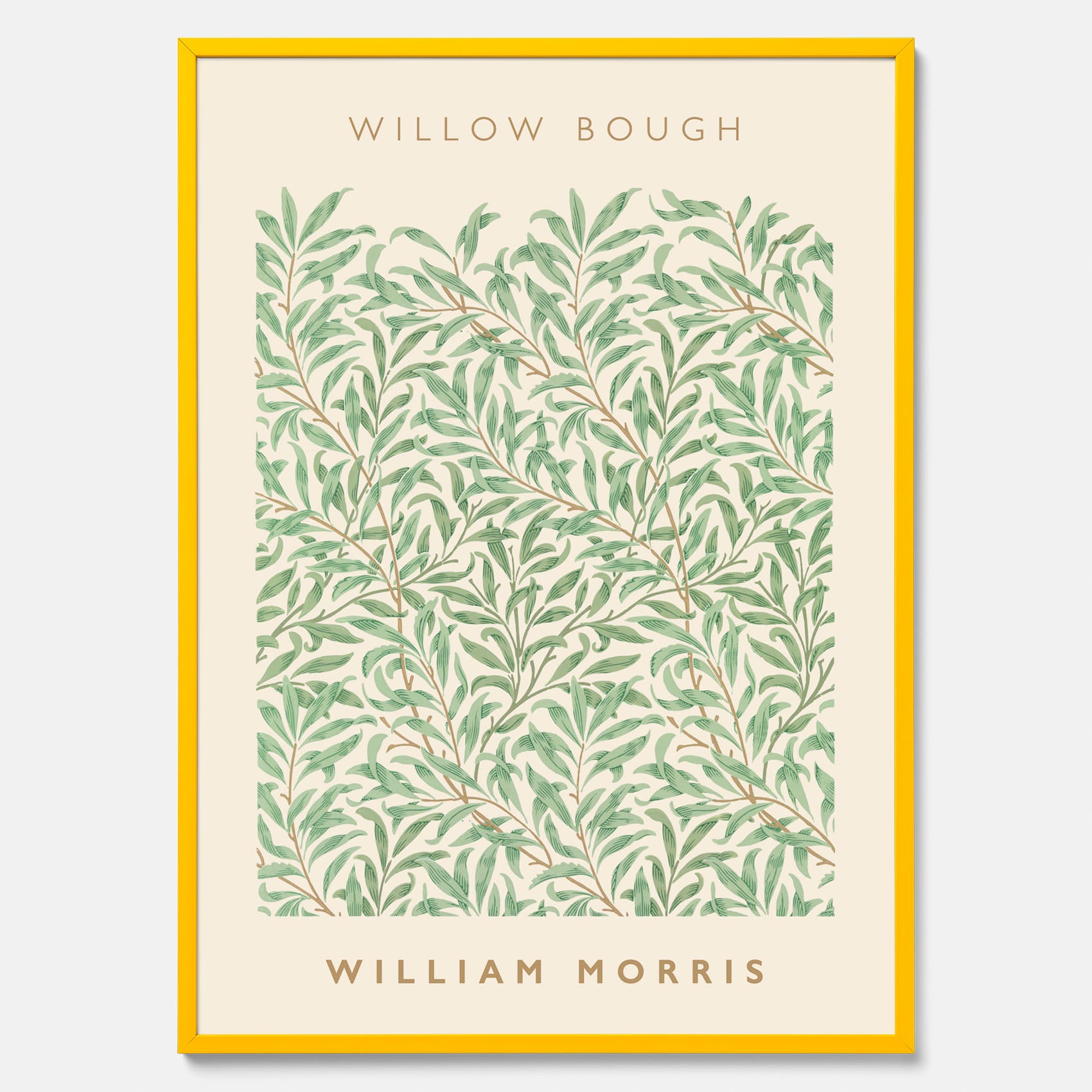 William Morris poster med motivet Willow Bough. Affisch med William Morris-motiv.