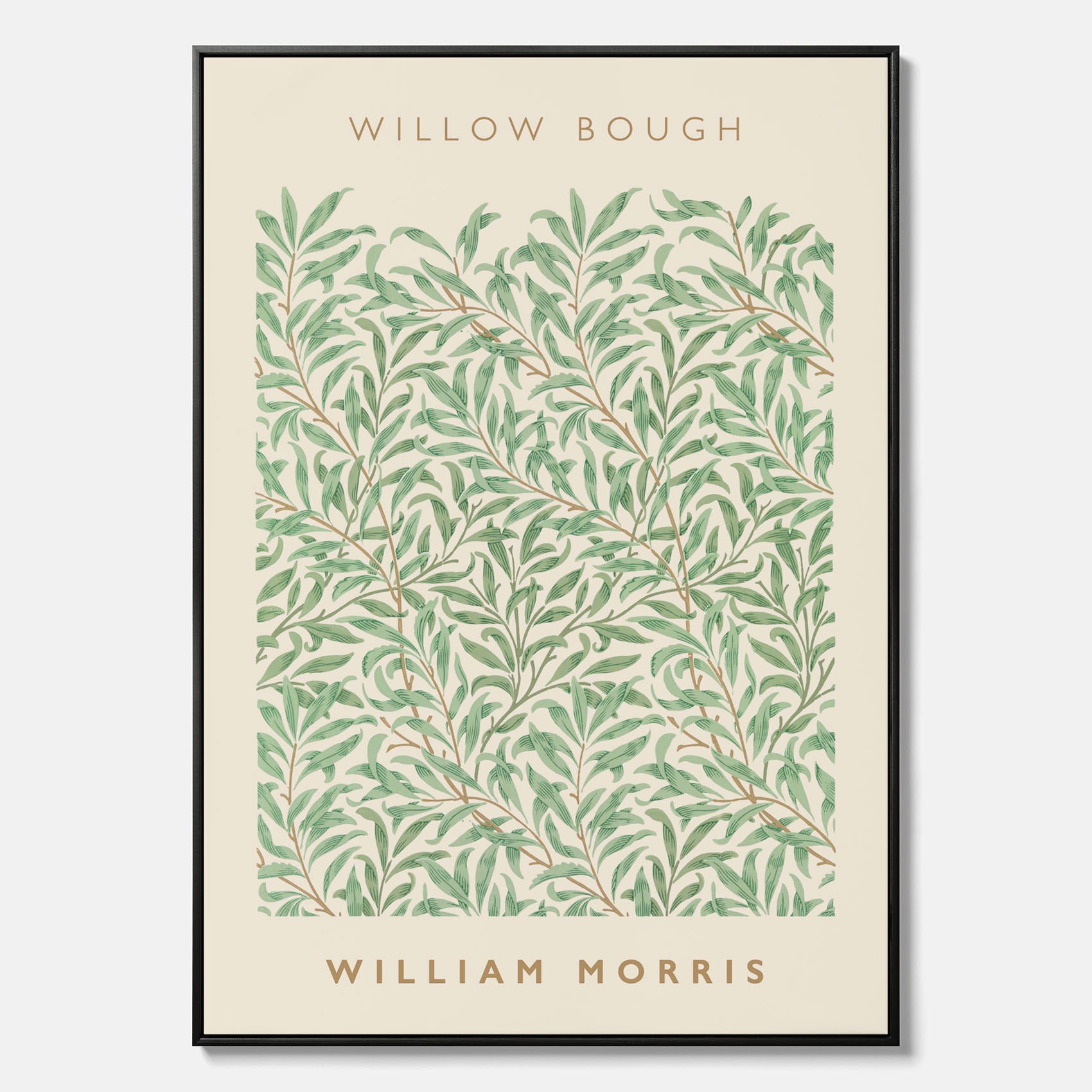 William Morris canvas med motivet Willow Bough. Affisch med William Morris-motiv.