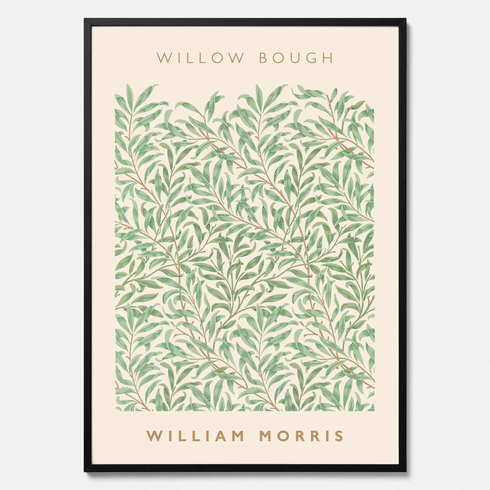 William Morris poster med motivet Willow Bough. Affisch med William Morris-motiv.
