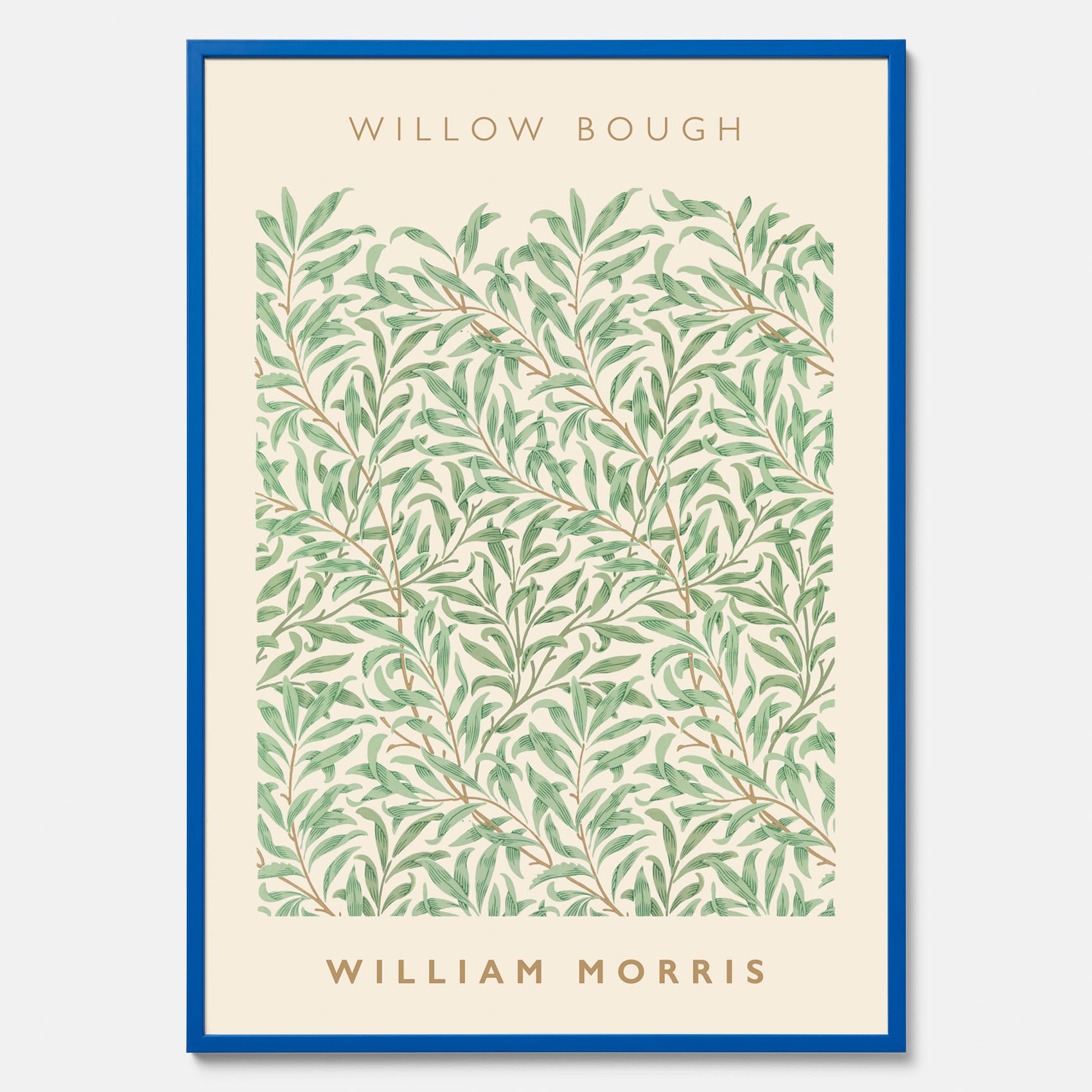 William Morris poster med motivet Willow Bough. Affisch med William Morris-motiv.