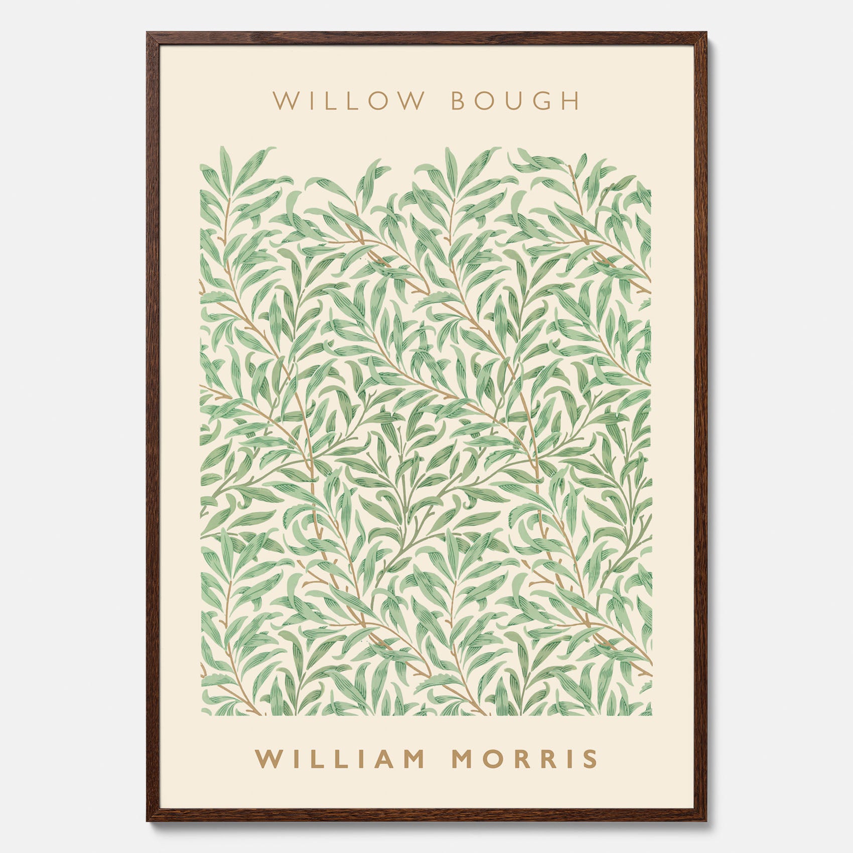 William Morris poster med motivet Willow Bough. Affisch med William Morris-motiv.