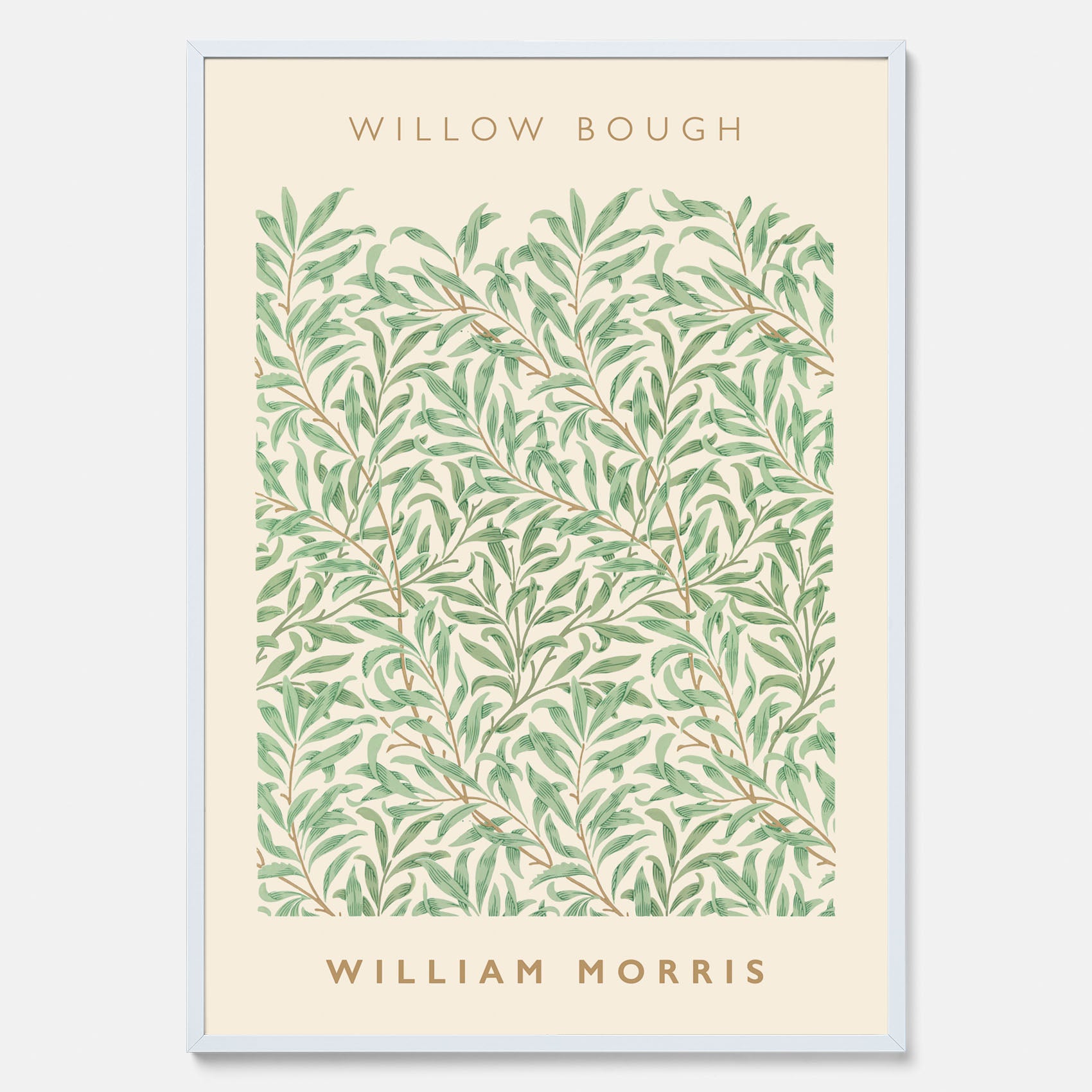 William Morris poster med motivet Willow Bough. Affisch med William Morris-motiv.
