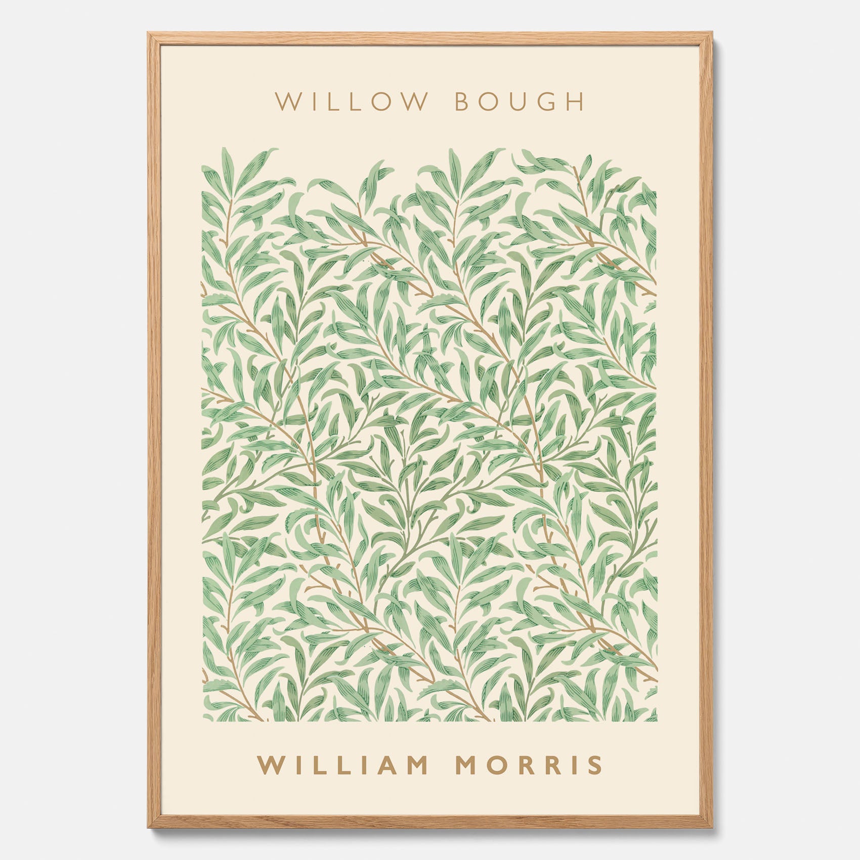 William Morris poster med motivet Willow Bough. Affisch med William Morris-motiv.