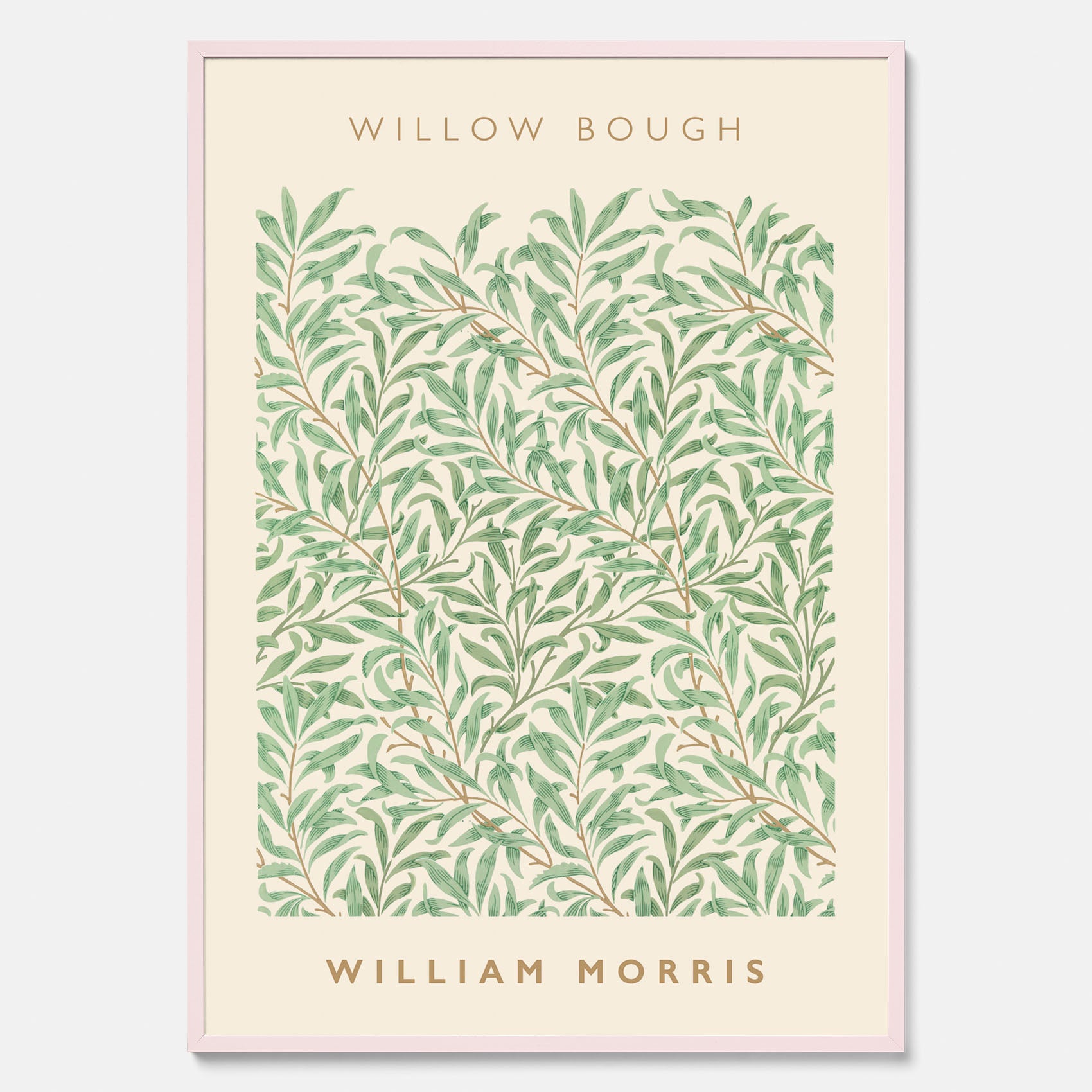 William Morris poster med motivet Willow Bough. Affisch med William Morris-motiv.