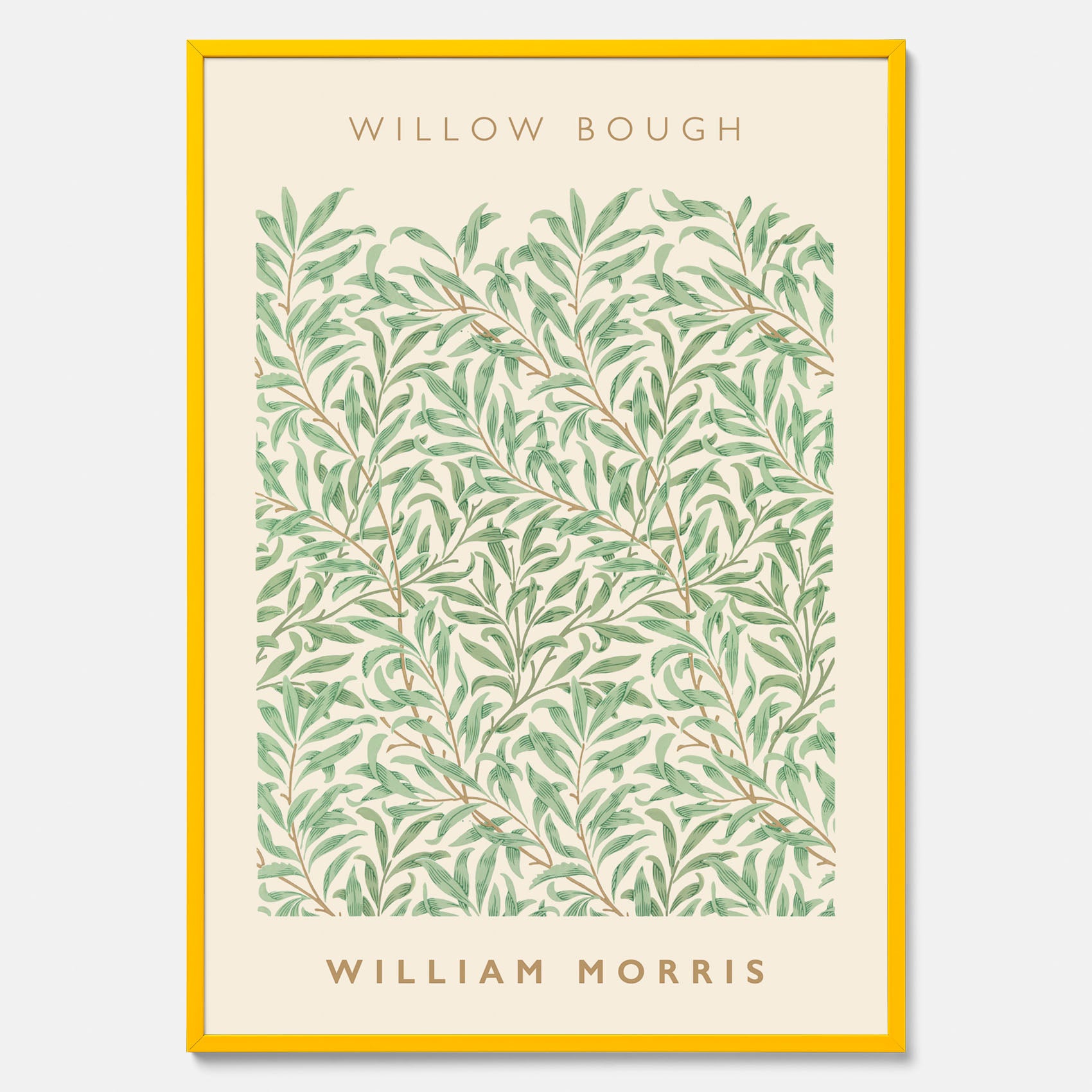 William Morris poster med motivet Willow Bough. Affisch med William Morris-motiv.