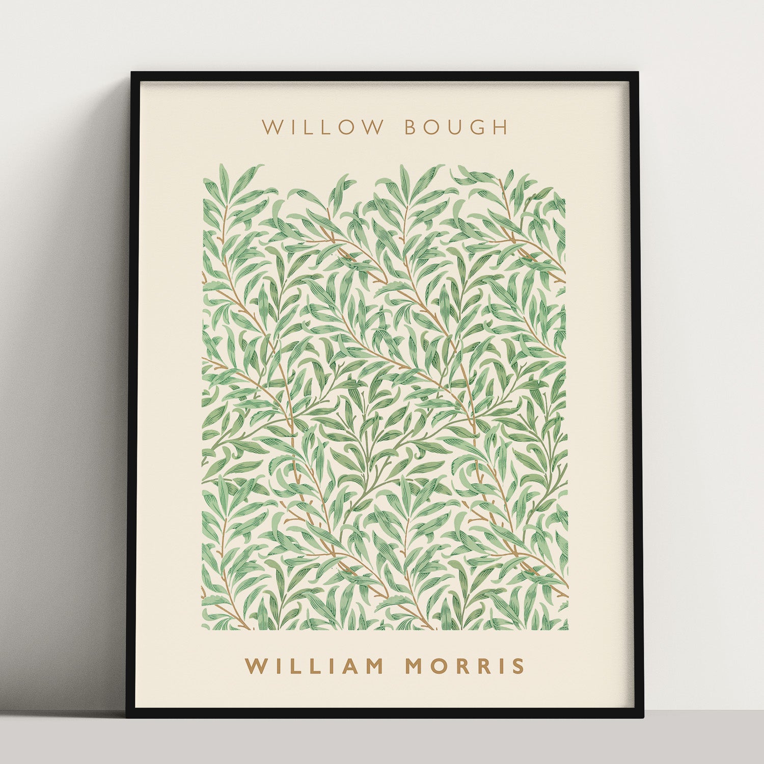William Morris poster med motivet Willow Bough. Affisch med William Morris-motiv.