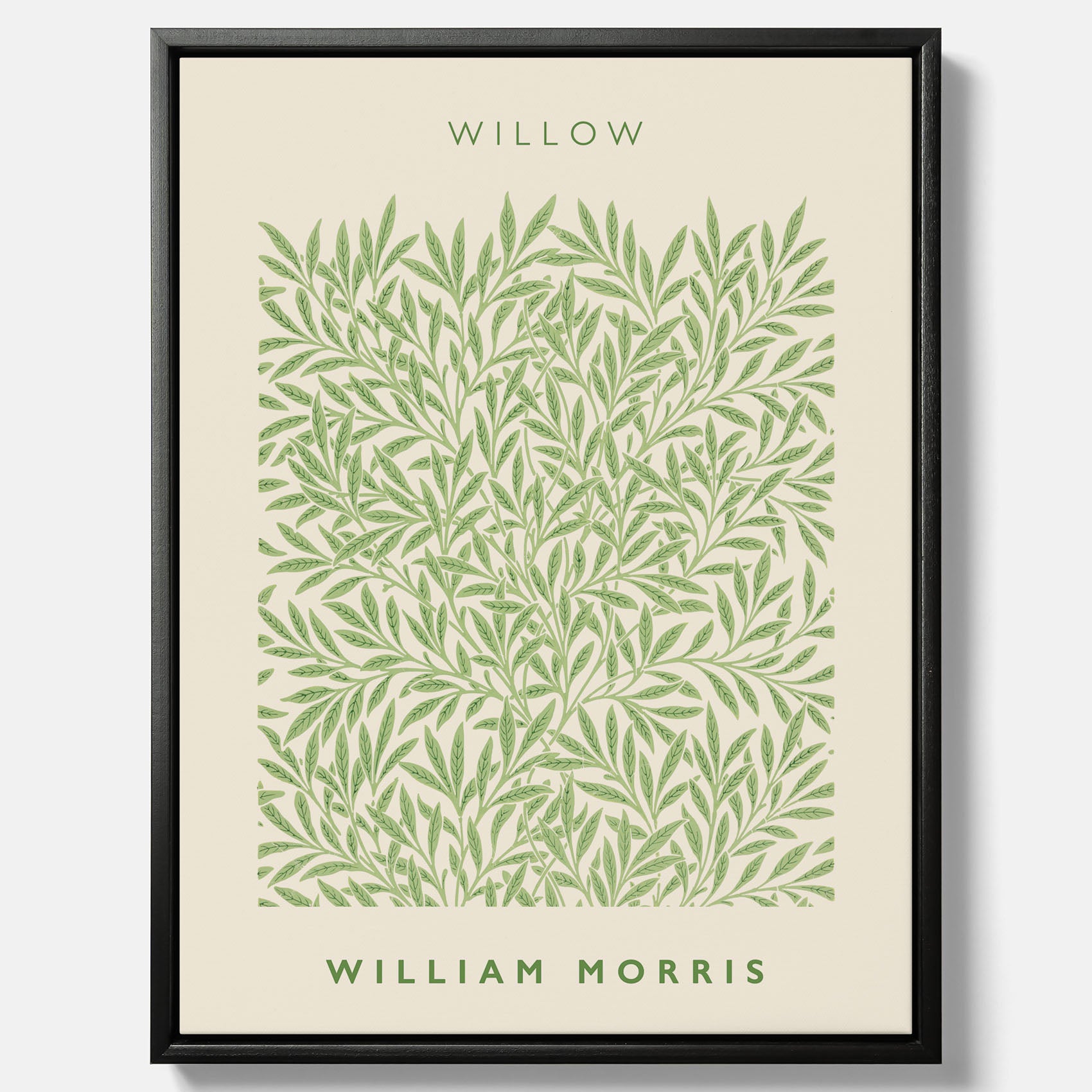 William Morris canvas med motivet Willow. Affisch med William Morris-motiv.