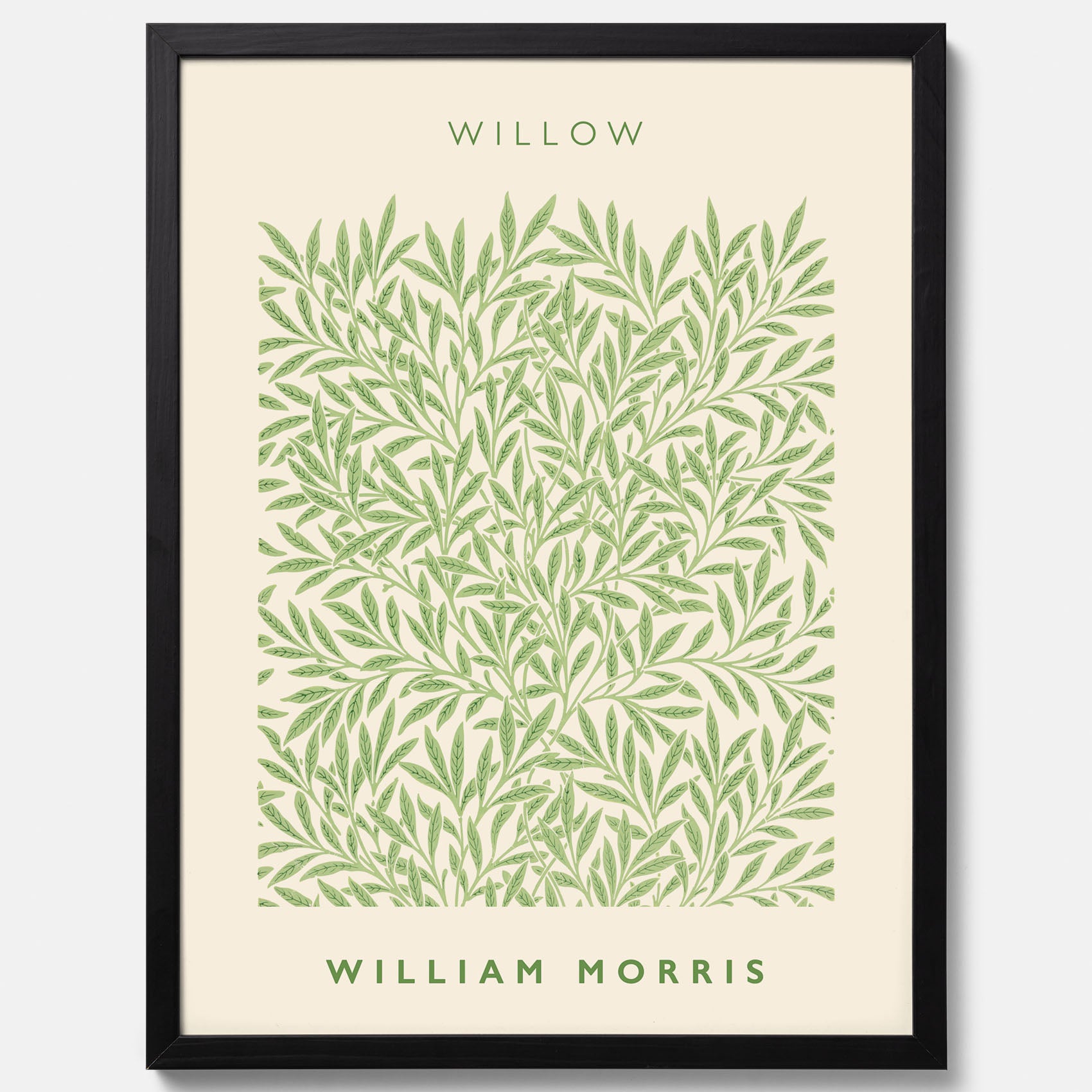 William Morris poster med motivet Willow. Affisch med William Morris-motiv.