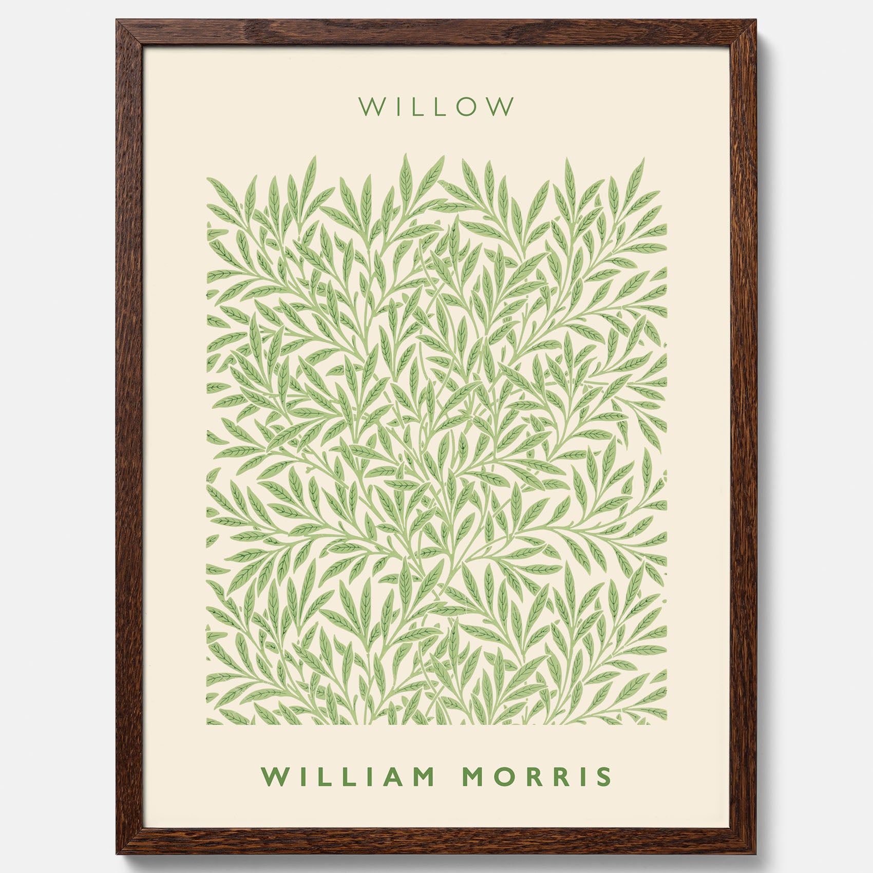 William Morris poster med motivet Willow. Affisch med William Morris-motiv.