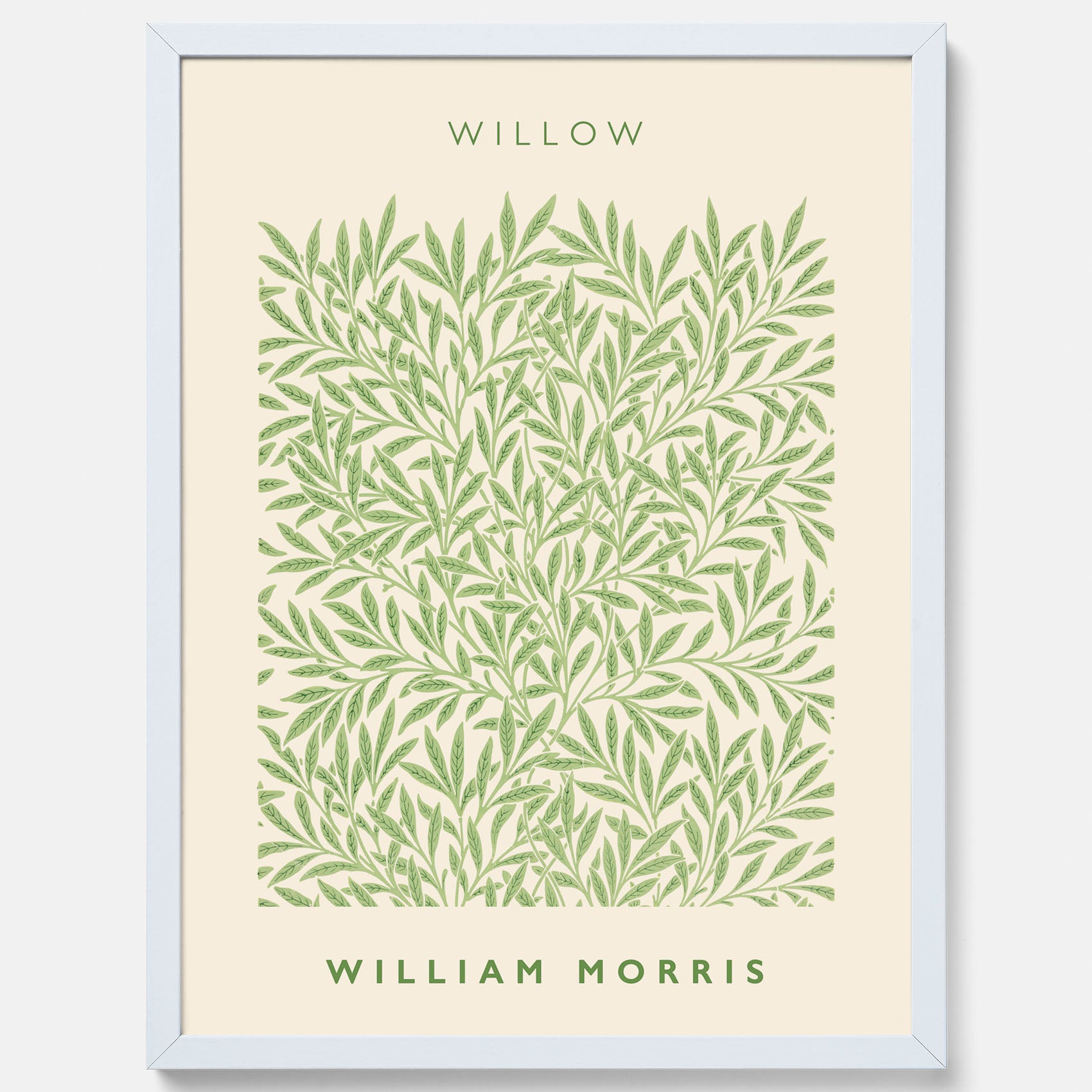 William Morris poster med motivet Willow. Affisch med William Morris-motiv.
