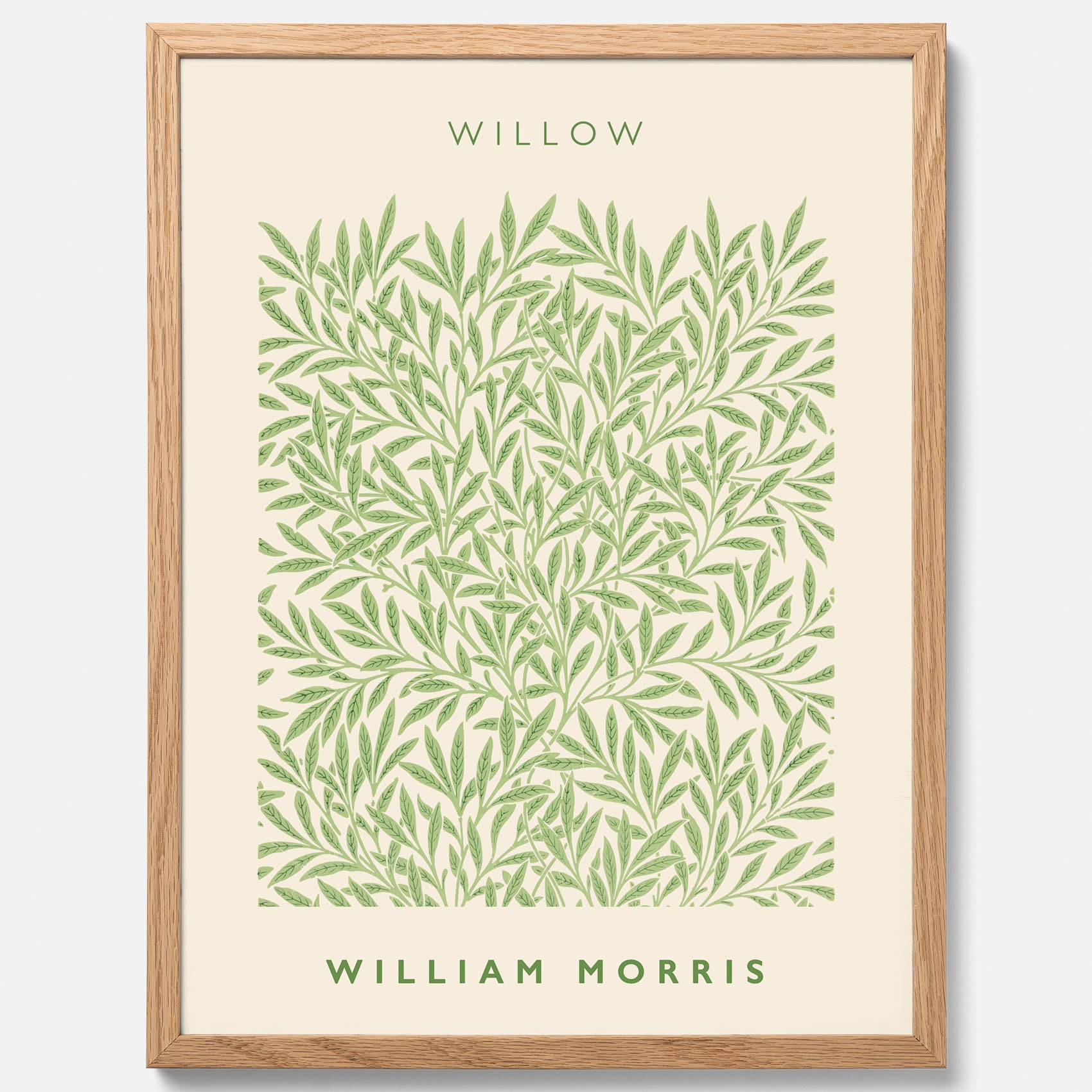 William Morris poster med motivet Willow. Affisch med William Morris-motiv.