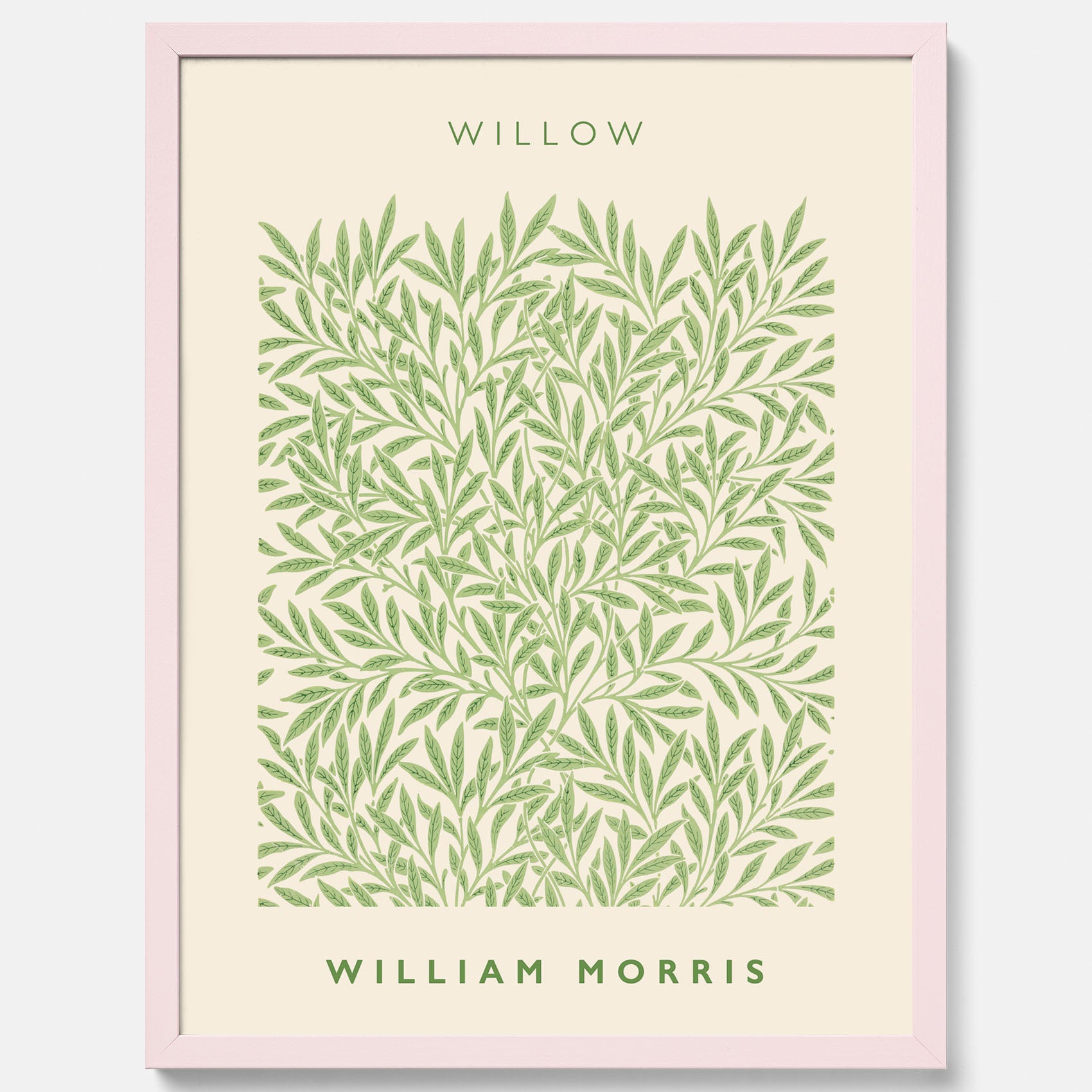 William Morris poster med motivet Willow. Affisch med William Morris-motiv.