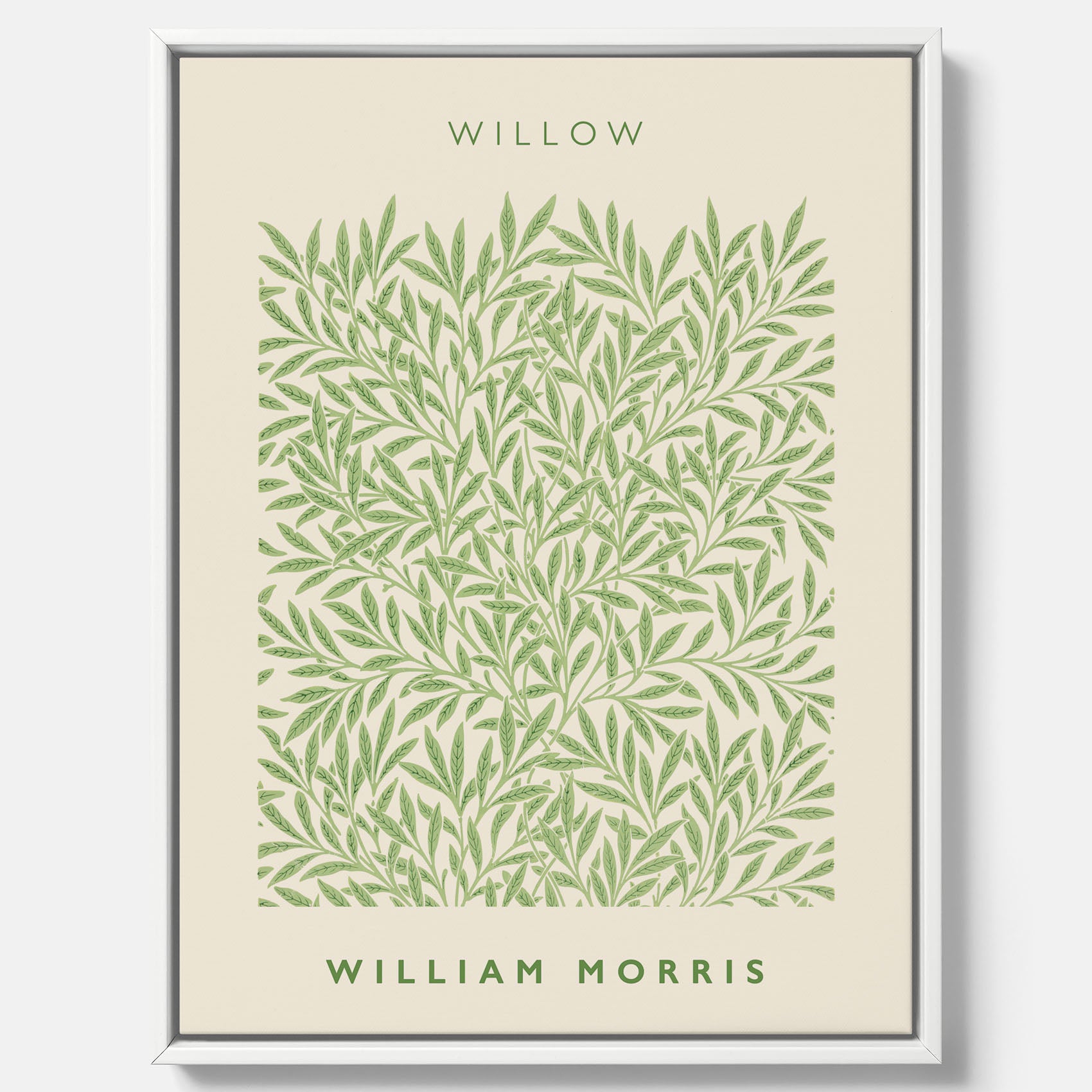 William Morris canvas med motivet Willow. Affisch med William Morris-motiv.